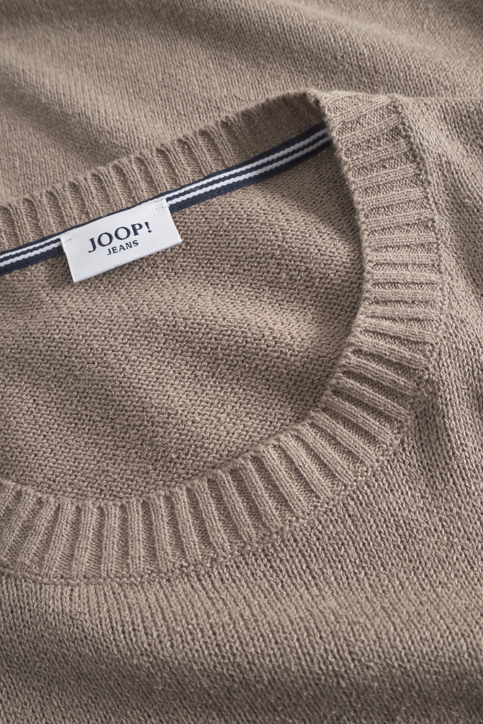 Joop Jeans Strickpullover »Belao«, mit Rundhalsausschnitt