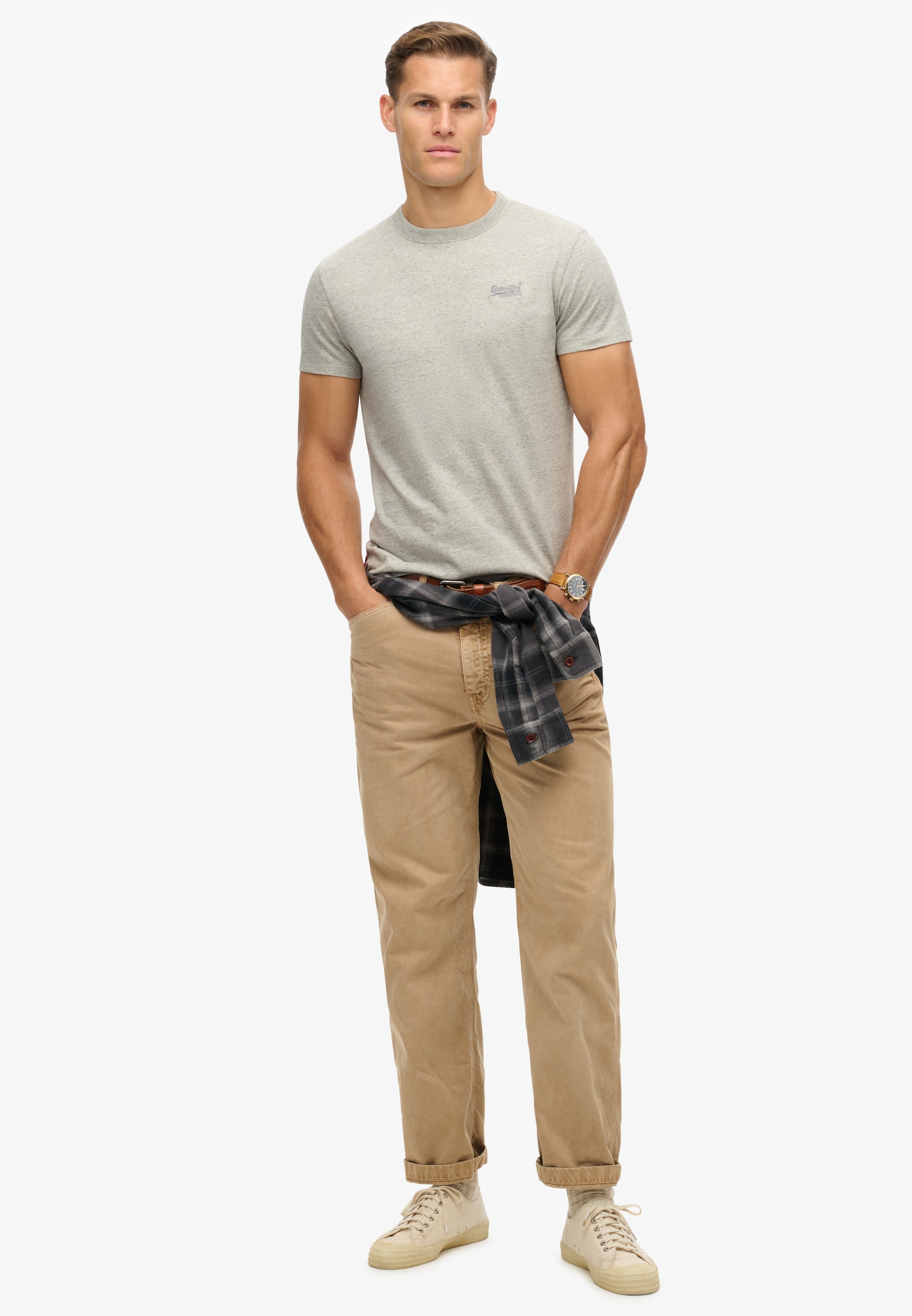 Superdry Rundhalsshirt »ESSENTIAL LOGO EMB TEE«