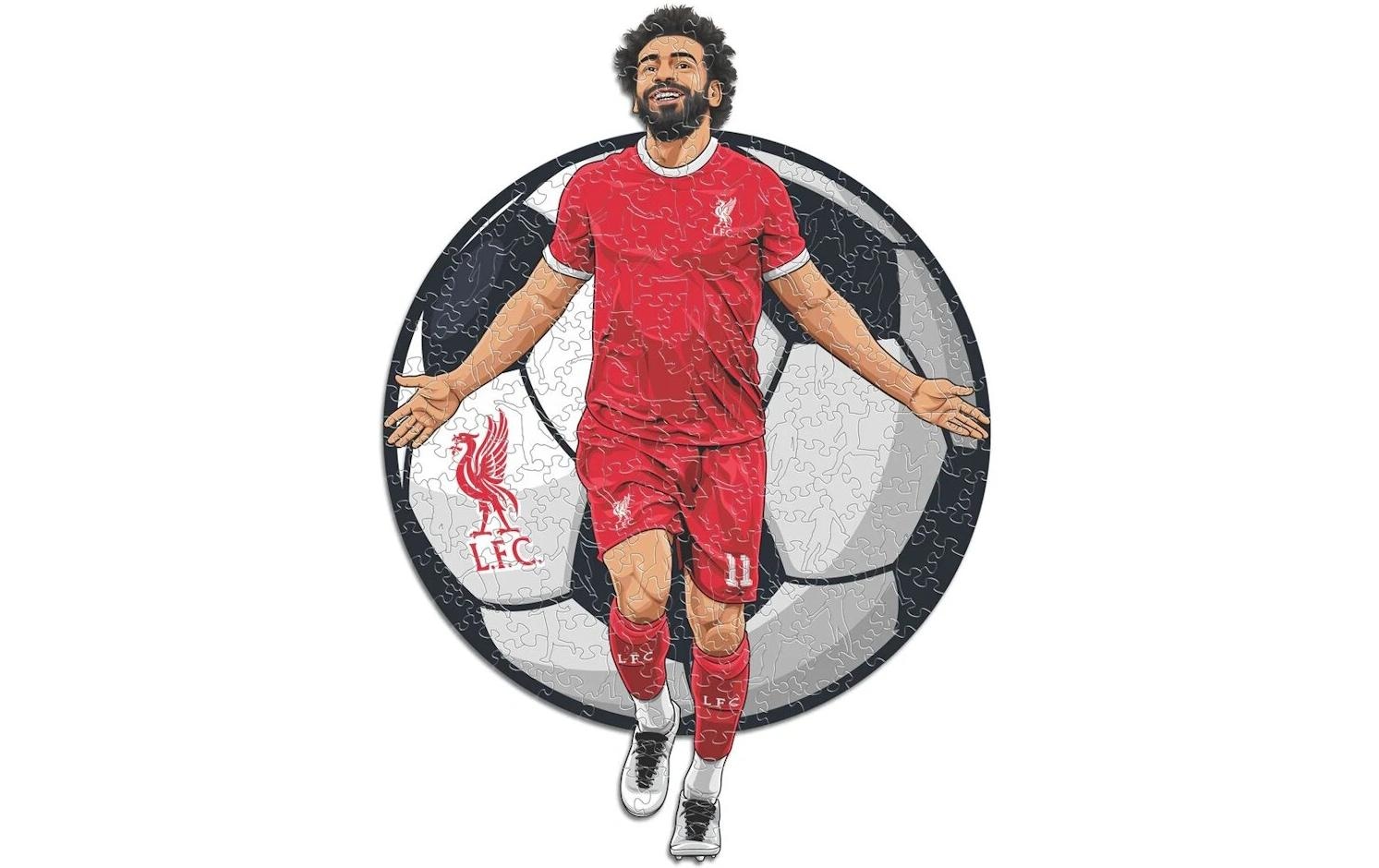 Puzzle »Iconic Liverpool FC – Mo Salah«, Holzart: Birke (Herkunftsland: China)