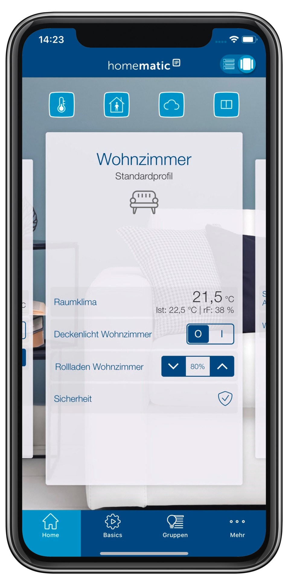 Homematic IP Smart-Home-Zubehör »Fenster- und Türkontakt - optisch (V2)«