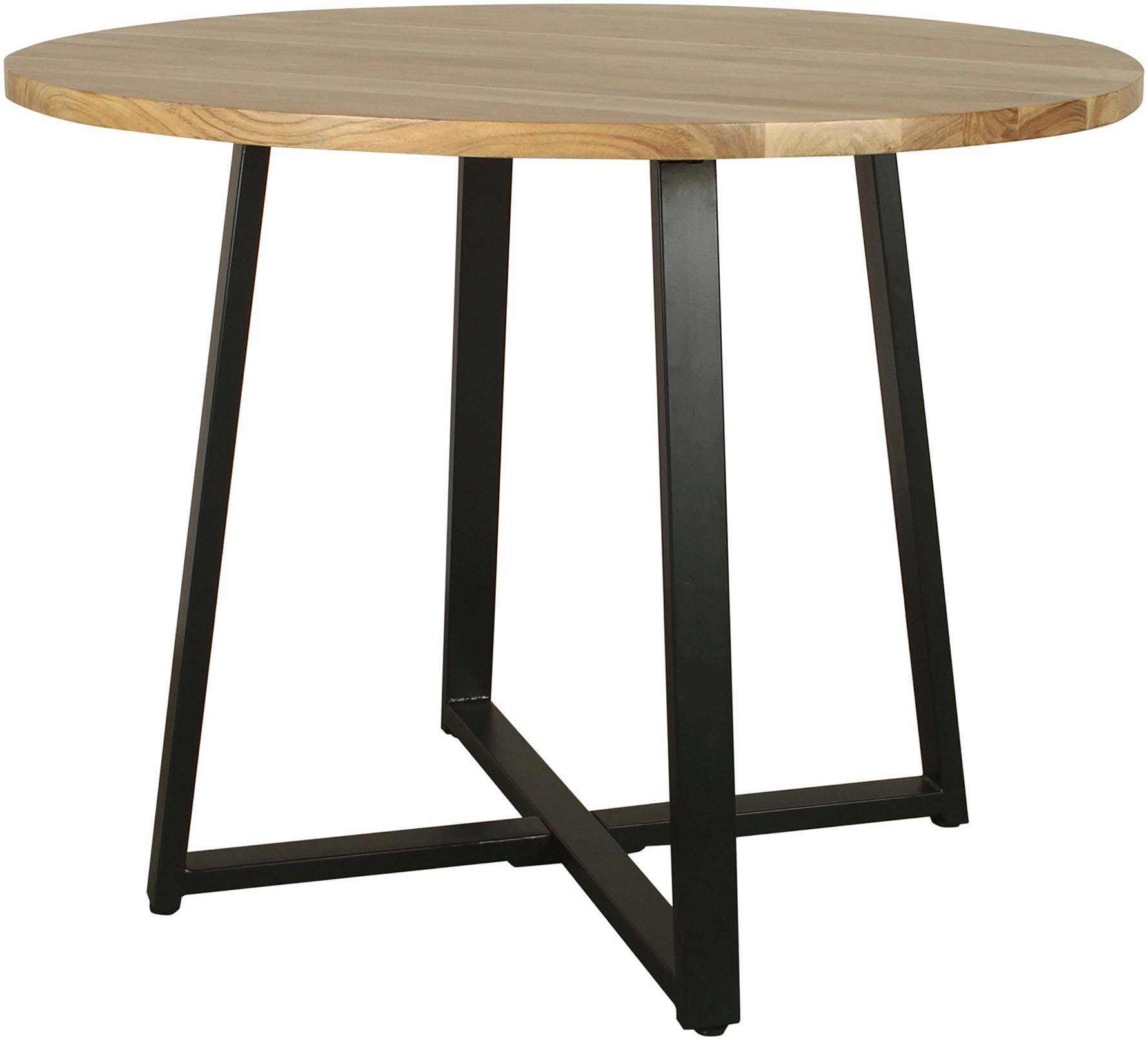 byLIVING Tisch ARROW, Durchmesser 100 cm, Massivholz Akazie natur, rund