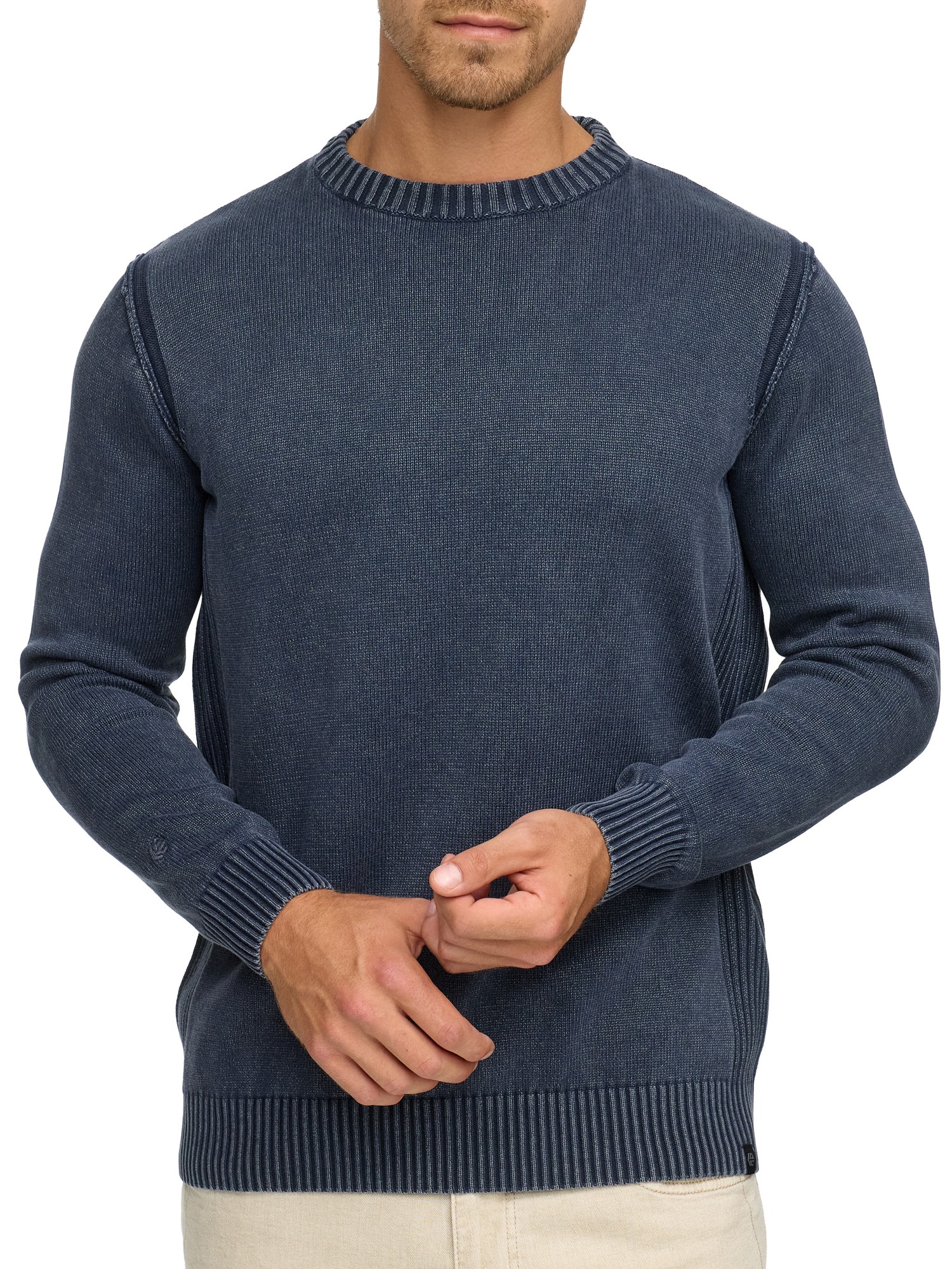Indicode Rundhalspullover »INNiels O-neck«