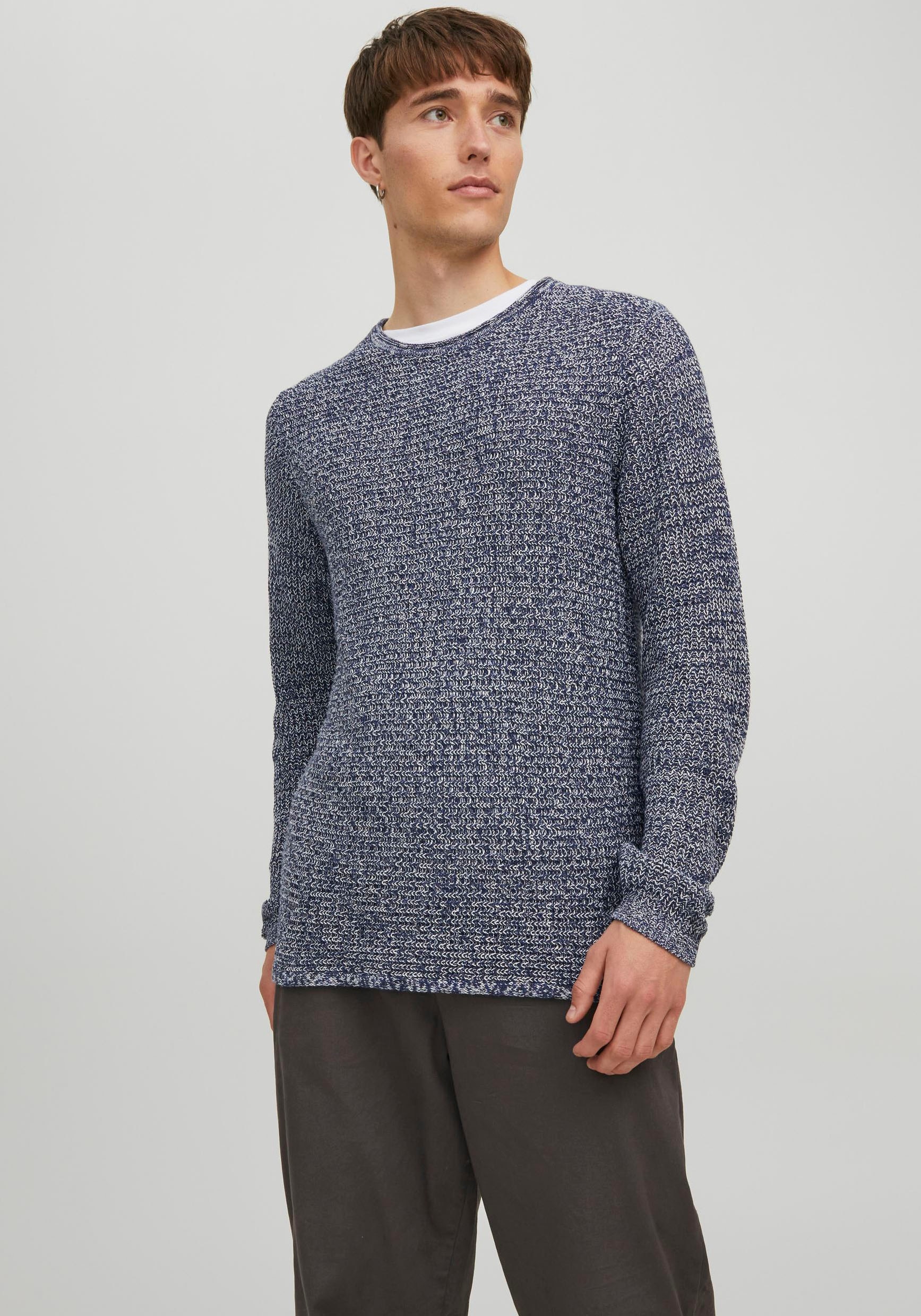 Jack & Jones Rundhalspullover »PHIL KNIT CREW NECK«