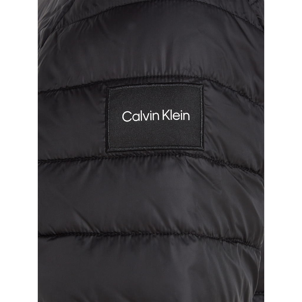 Calvin Klein Steppjacke »Side Logo«, ohne Kapuze, ohne Daune
