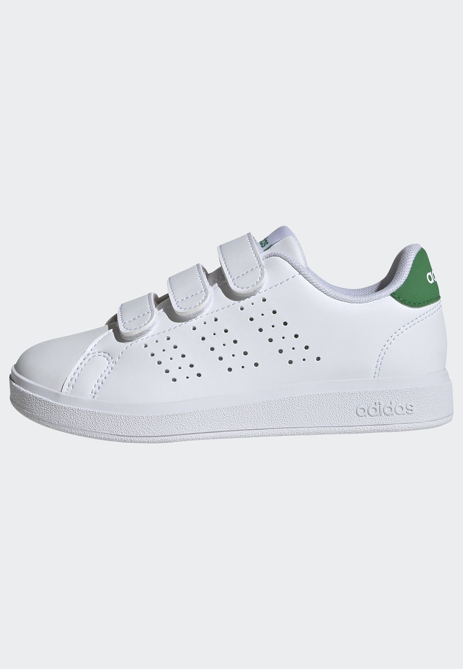 adidas Sportswear Klettschuh »ADVANTAGE BASE 2.0 KIDS«, Design auf den Spuren des adidas Stan Smith