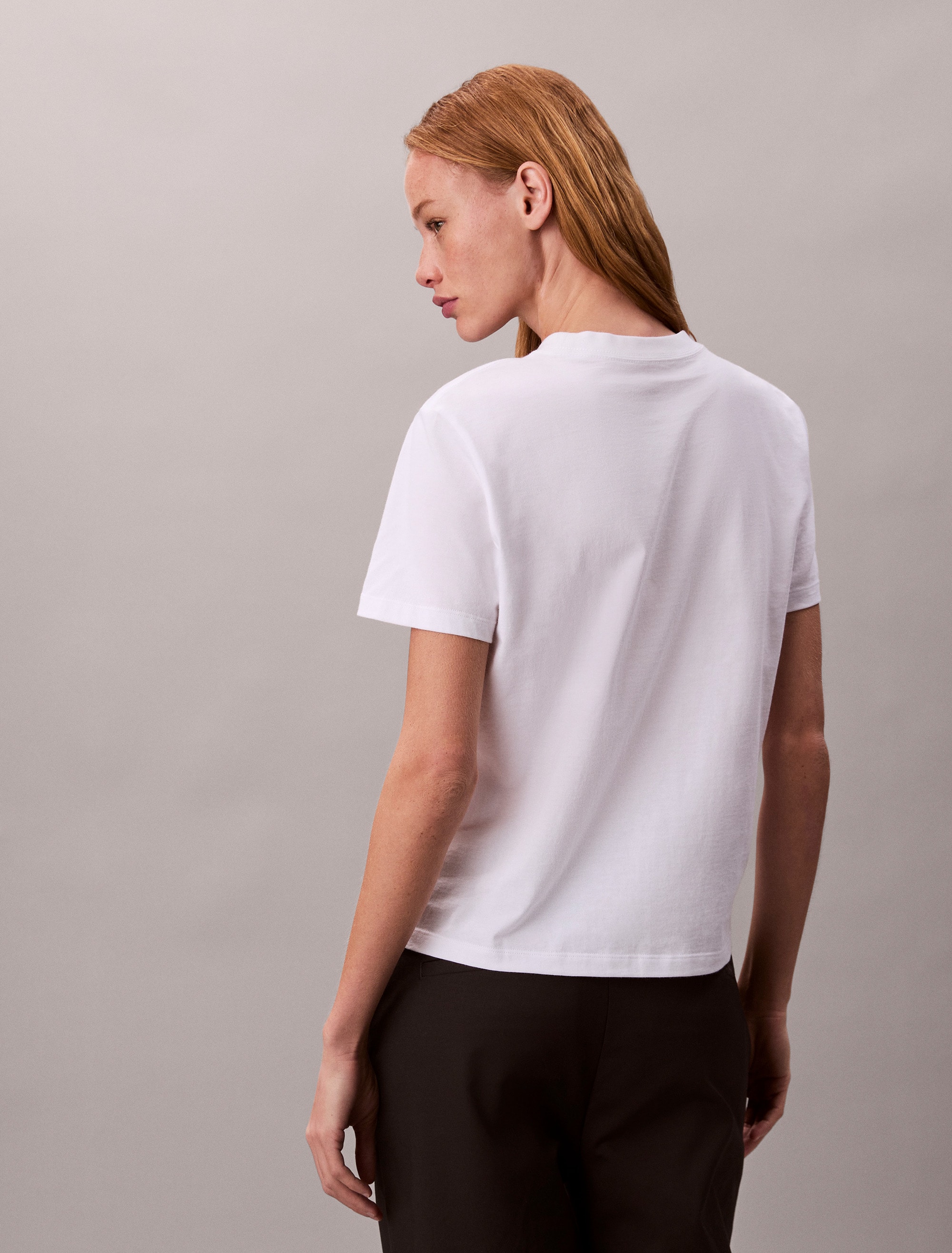 Calvin Klein Jeans T-Shirt »SS CLASSIC FOIL MONOLOGO TEE«, Mit Rundhalsausschnitt, regular fit