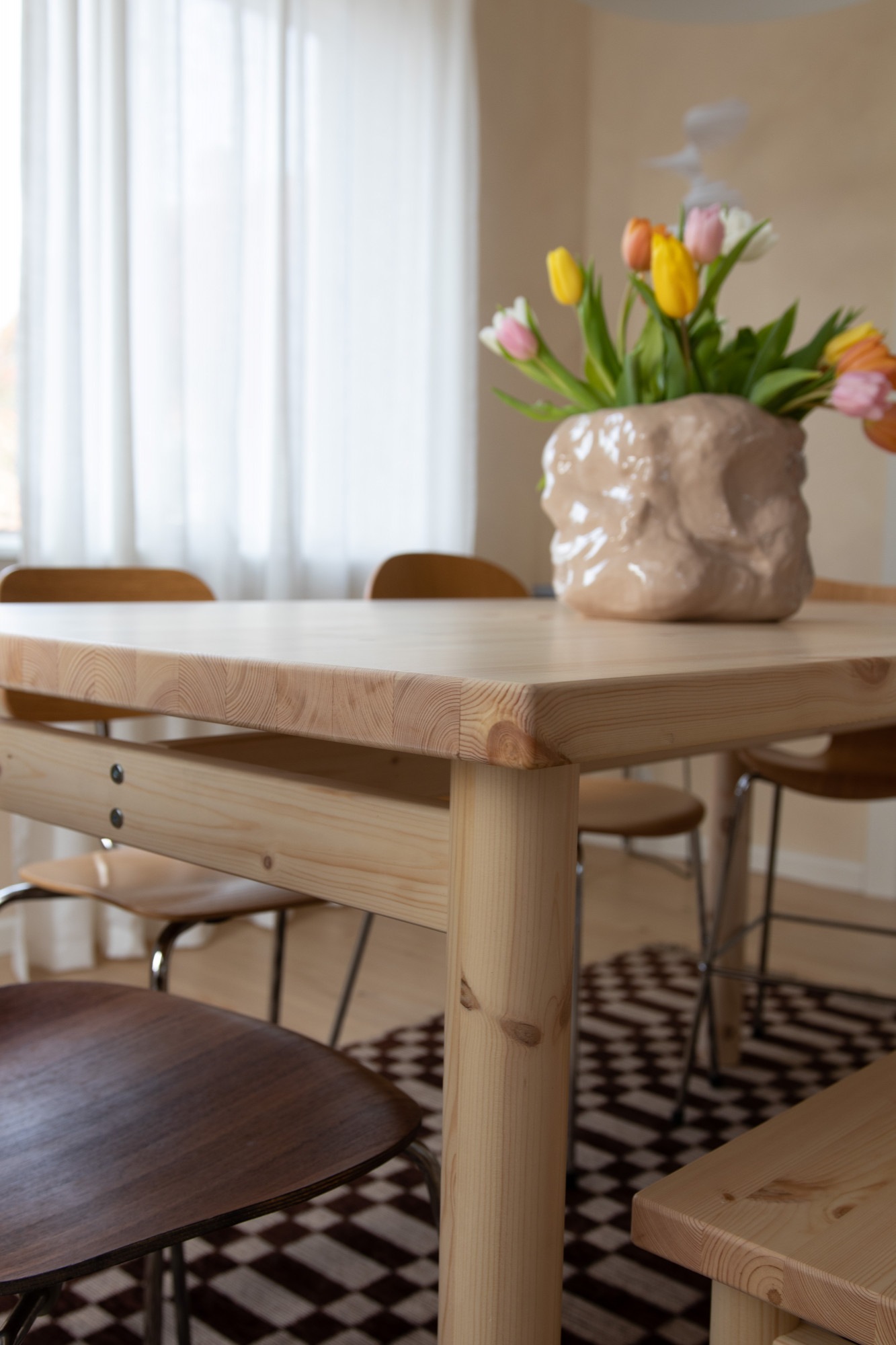 Karup Design Esstisch »PACE DINING TABLE«, aus FSC®-zertifiziertem Kiefernholz, Grösse 150 x 75 cm.