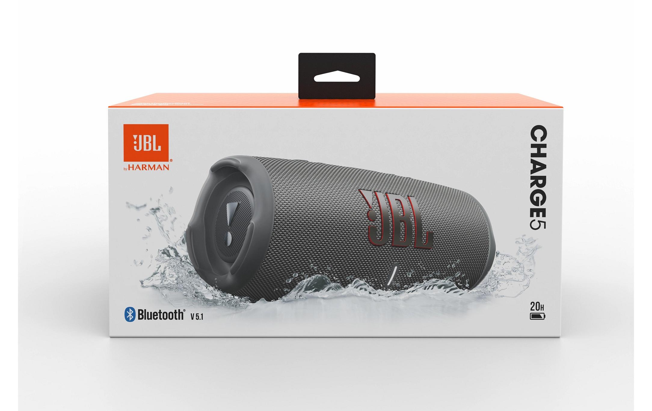 JBL Bluetooth-Speaker »JBL Bluetooth Speaker Charge 5 Grau«