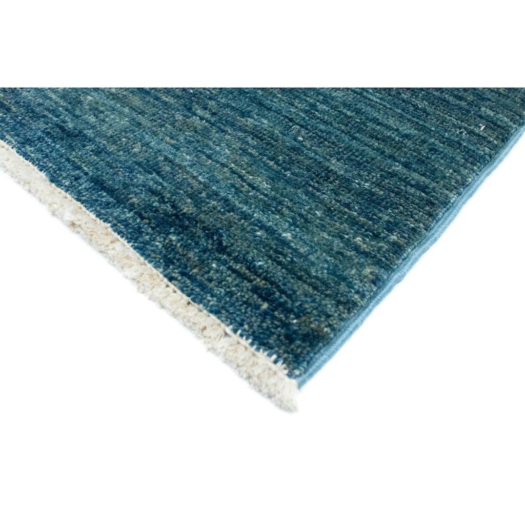 morgenland Wollteppich »Gabbeh Teppich handgeknüpft blau«, rechteckig