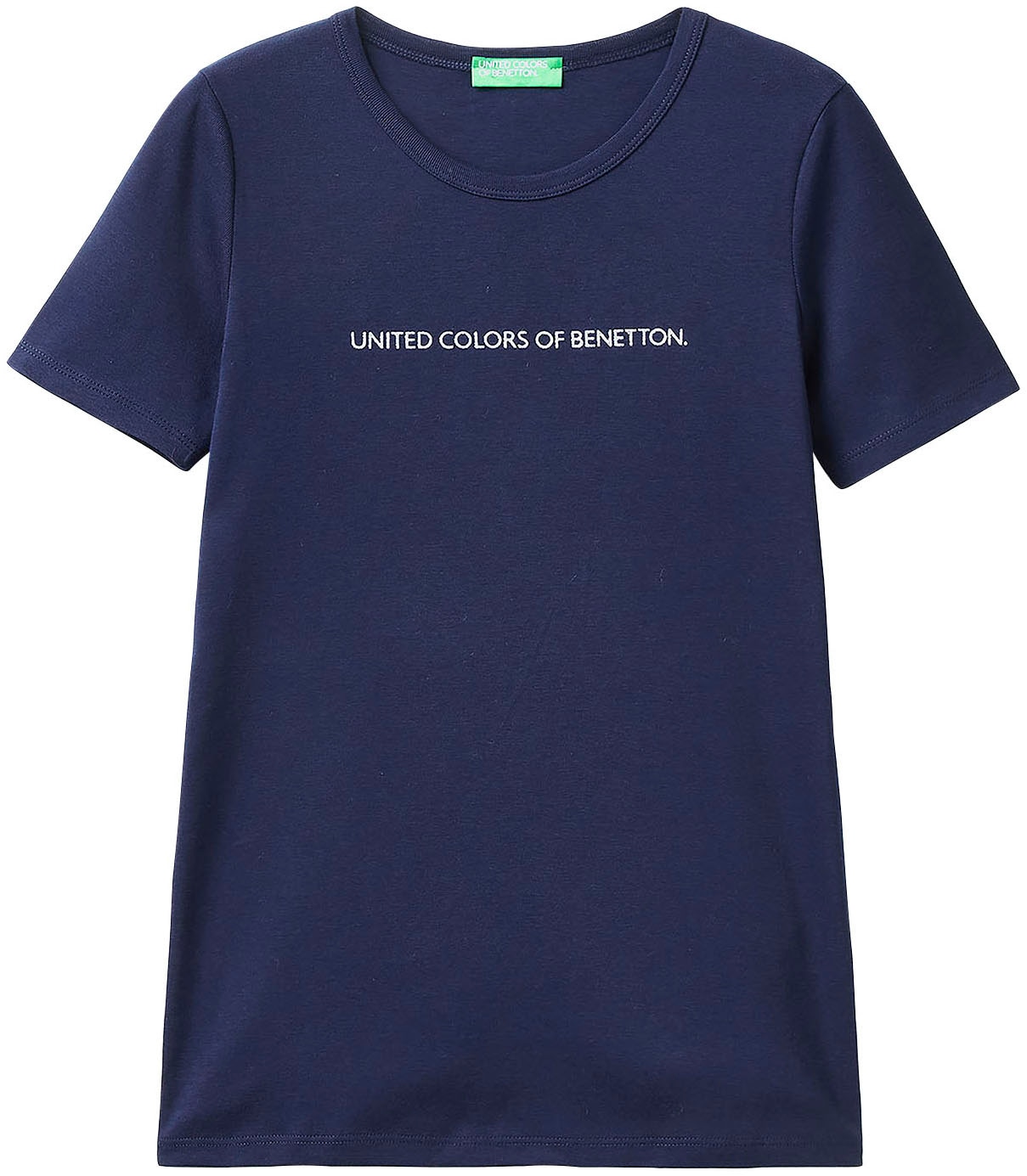 United Colors of Benetton T-Shirt, (1 tlg.), mit glitzerndem Druck online  bestellen bei Jelmoli-Versand Schweiz