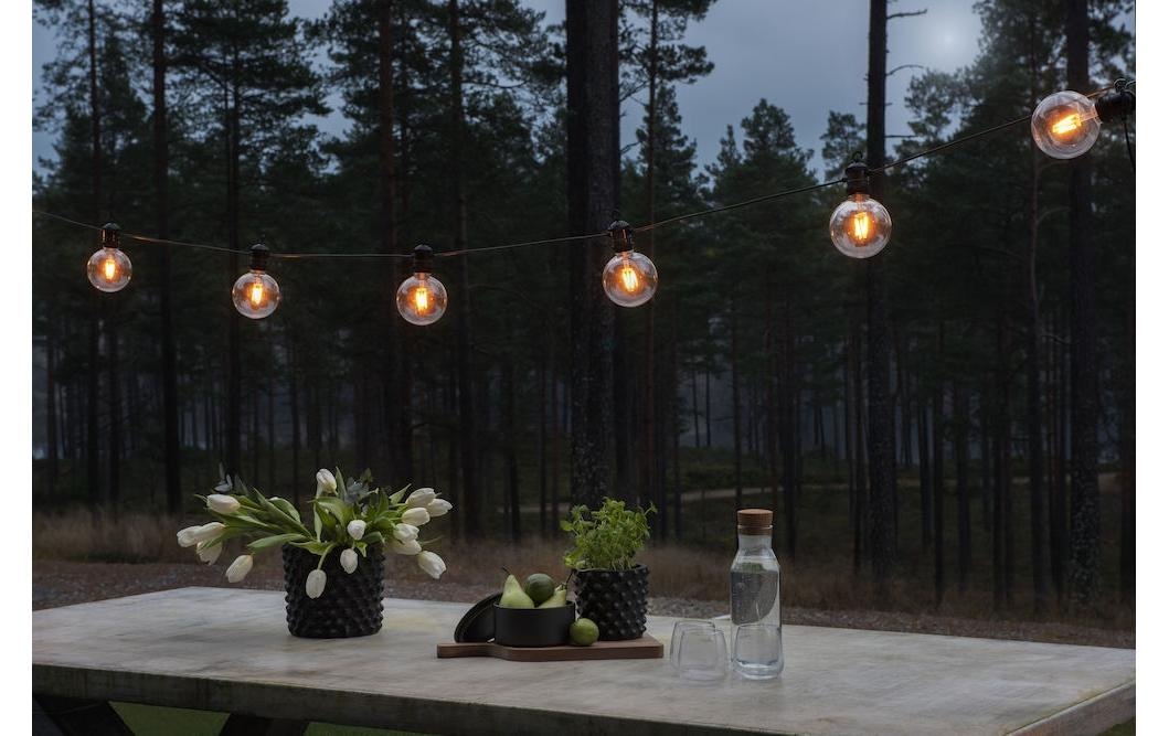 KONSTSMIDE Lichterkette »Basis-Set 2394 10 LEDs Transparent«, 10 St.-flammig