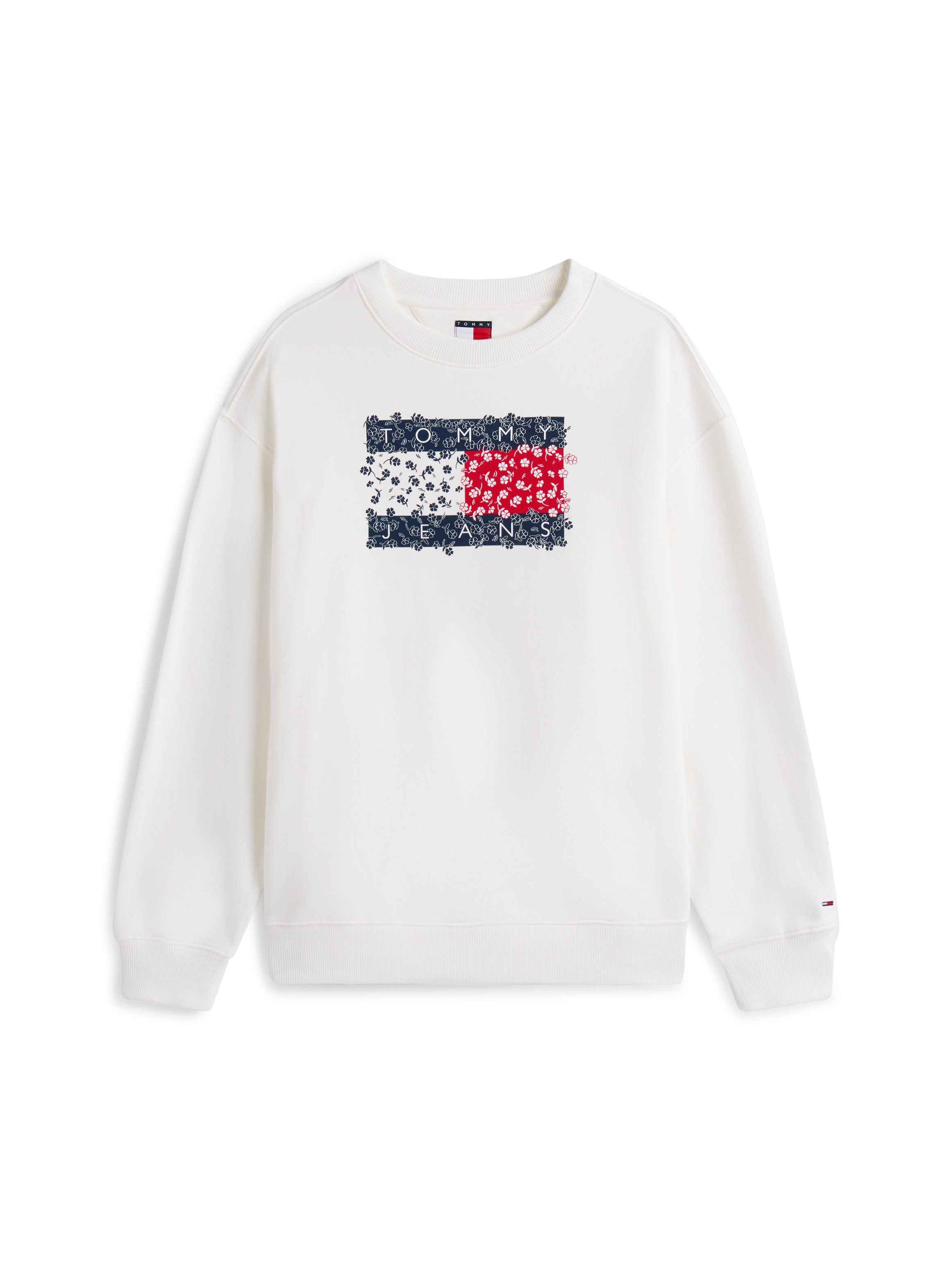 Tommy Jeans Sweatshirt »TJW RLX FLORAL FLAG CREW«, mit Blumenprint