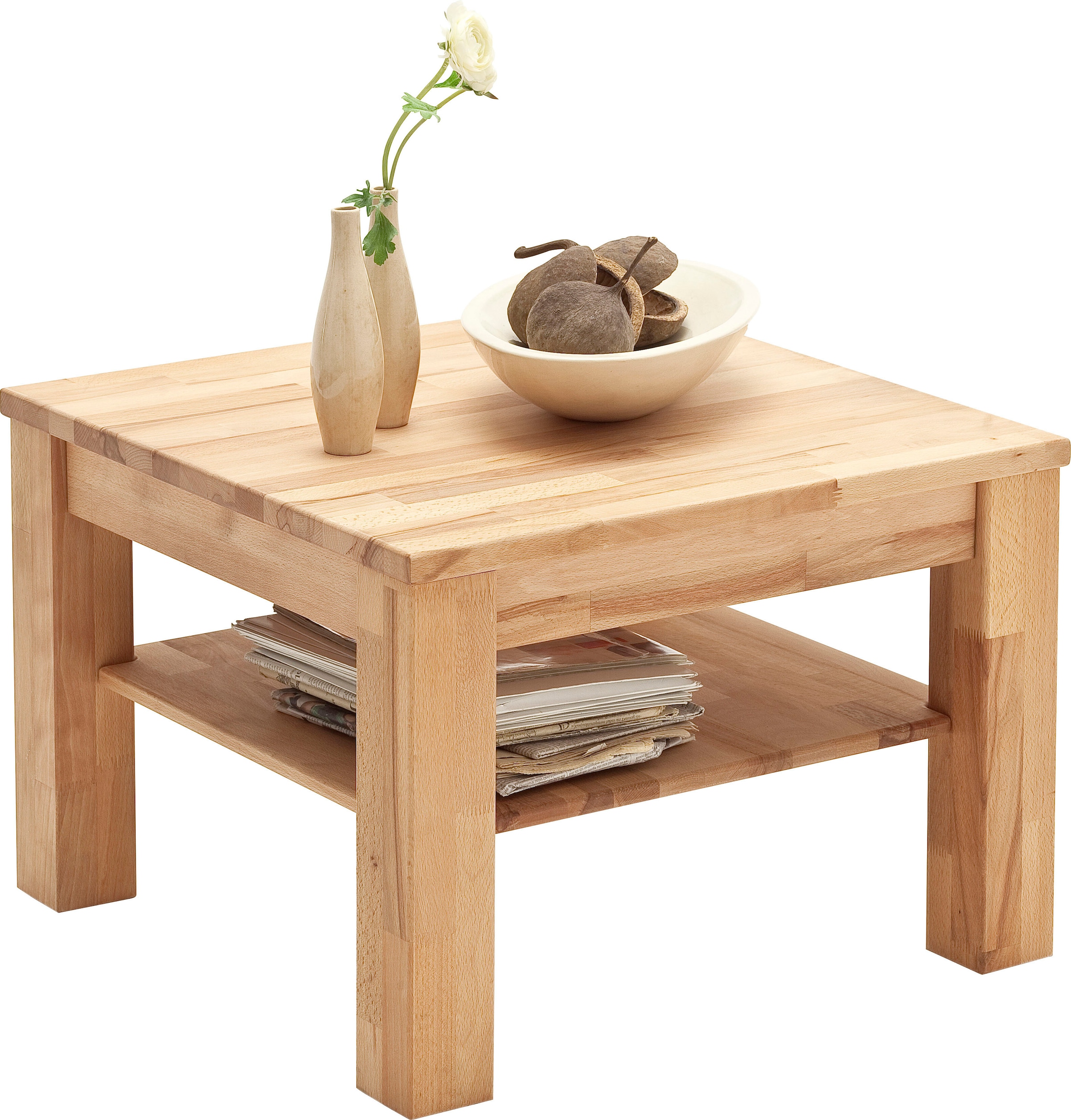 MCA furniture Couchtisch, Couchtisch Massivholztisch Ablage online Jelmoli-Versand | mit bestellen