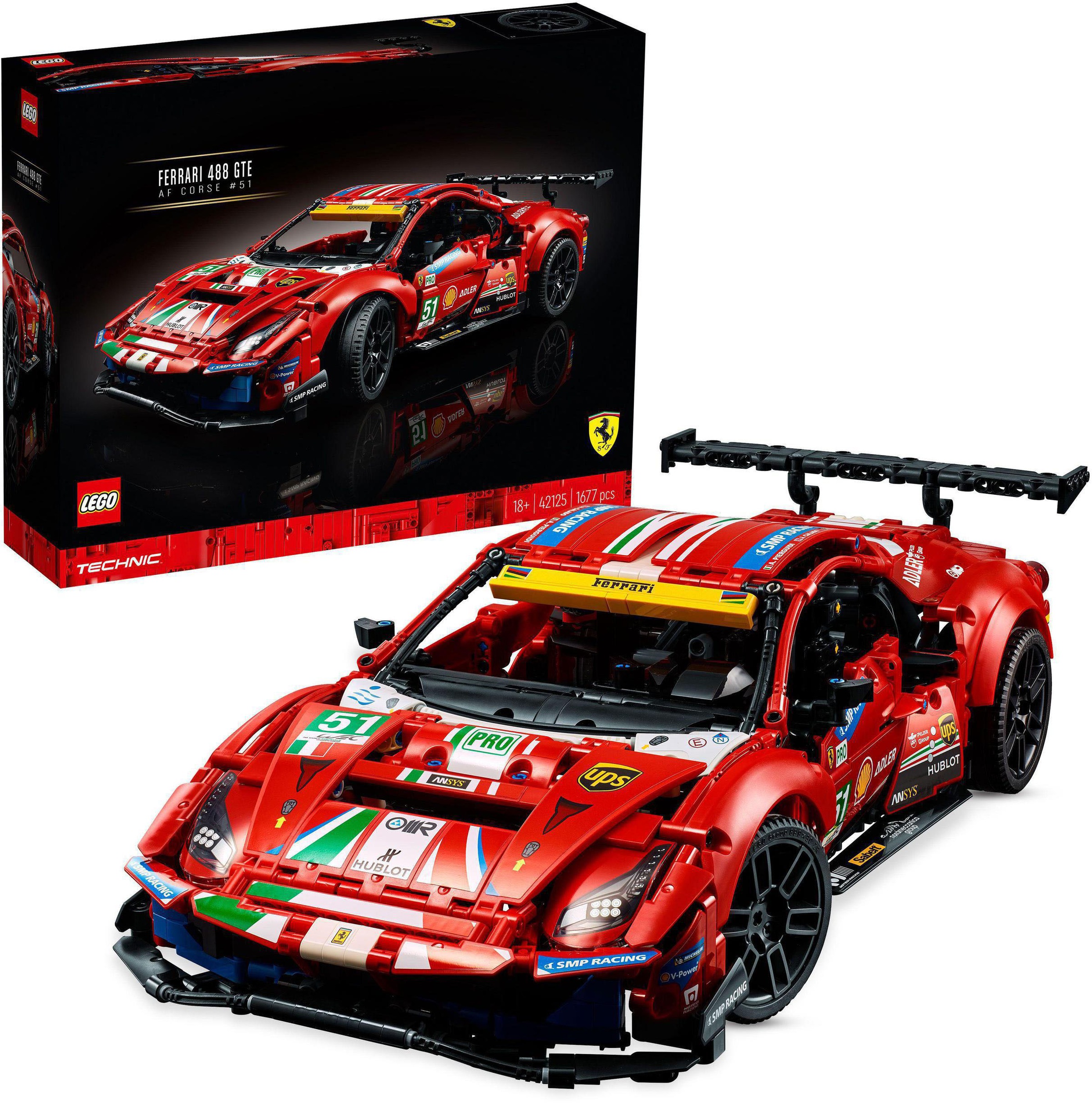 LEGO® Konstruktionsspielsteine »Ferrari 488 GTE “AF Corse #51” (42125), LEGO®... kaufen