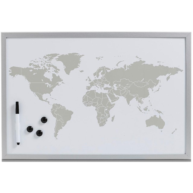 ❤ Zeller Present Magnettafel »World«, Memoboard, Motiv Weltkarte entdecken  im Jelmoli-Online Shop