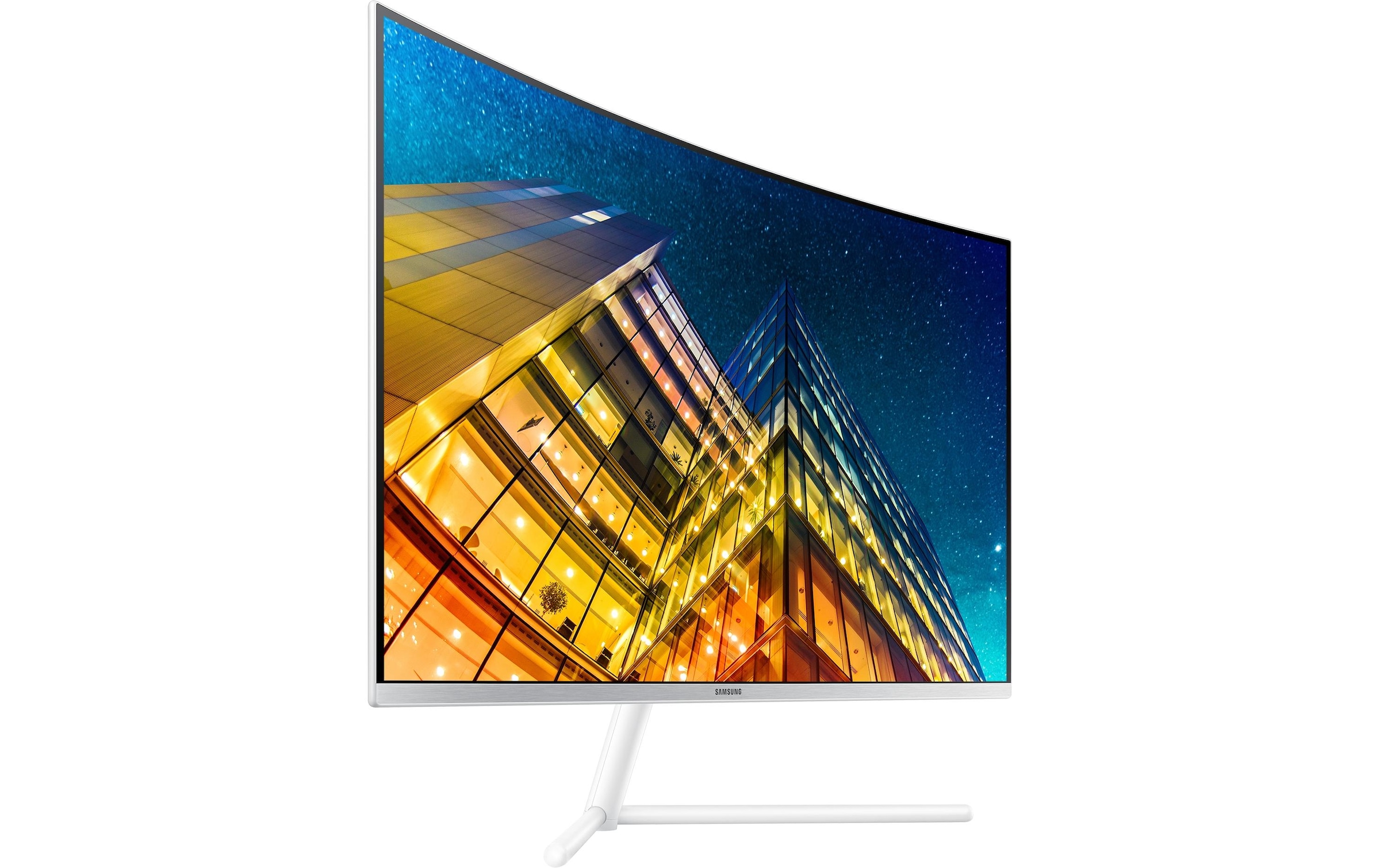 Samsung Curved-LED-Monitor »Samsung LU32R591CWPXEN-W«, 79,69 cm/31,5 Zoll, 3840 x 2160 px, 4K Ultra HD, 4 ms Reaktionszeit, 60 Hz