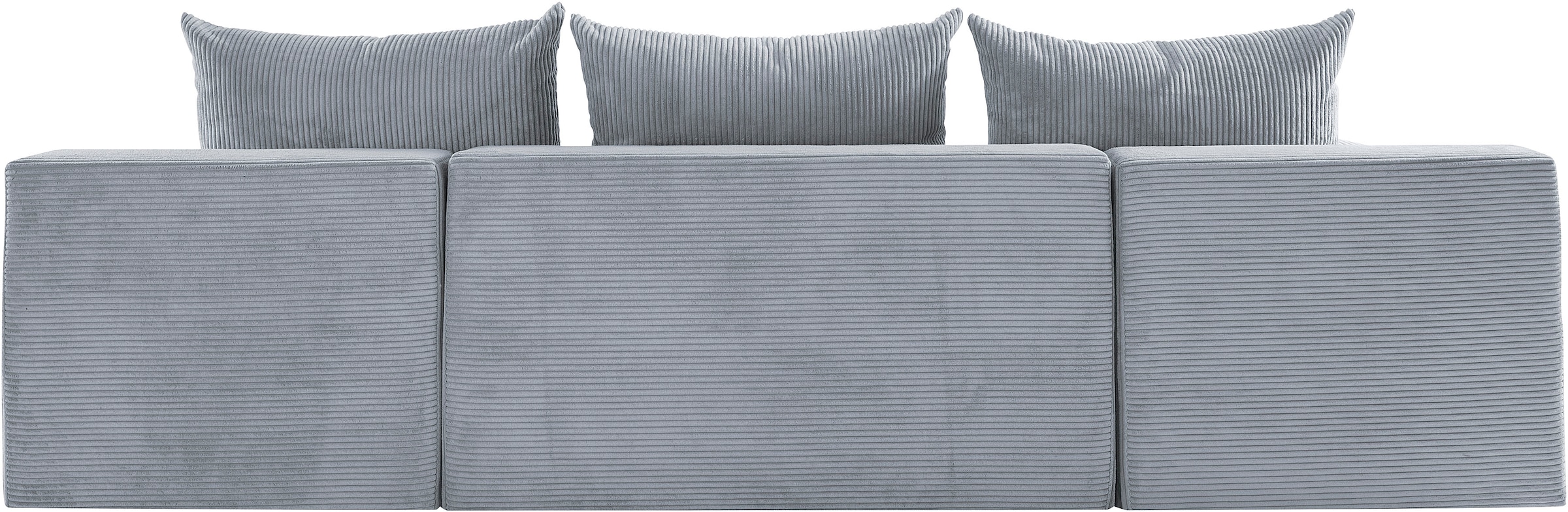 COLLECTION AB Wohnlandschaft »Josy, U-Form, Schlafsofa mit Bettkasten«, (Cord-/Mix), flexible Recamiere, Breite: 269cm, inklusive Rückenkissen, Cord