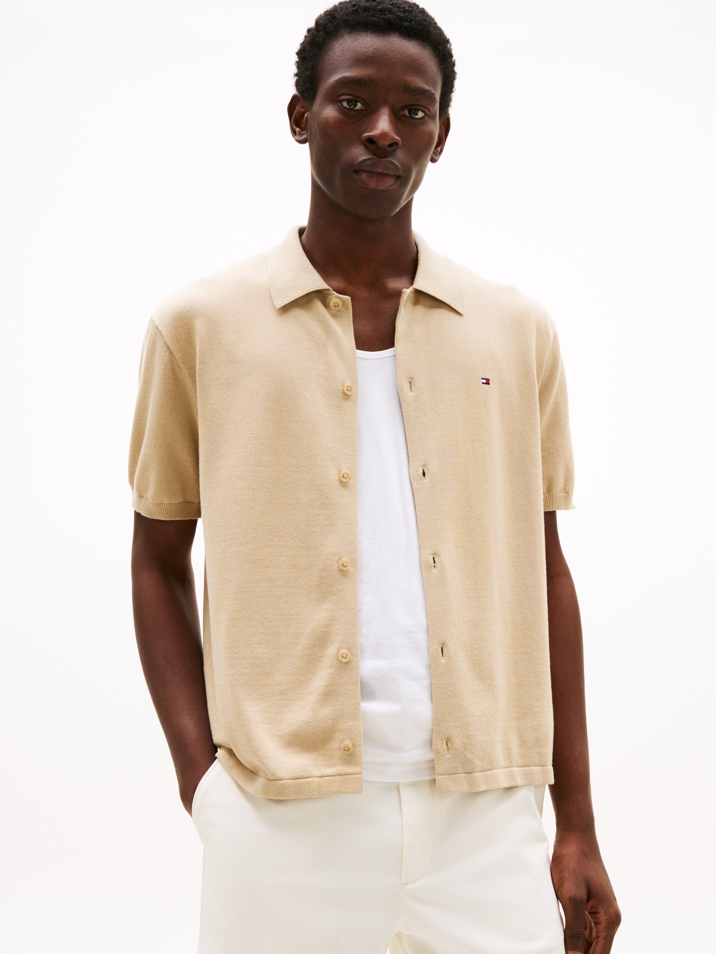 Tommy Hilfiger Kurzarmhemd »ESSENTIAL COTTON SS OVER SHIRT«