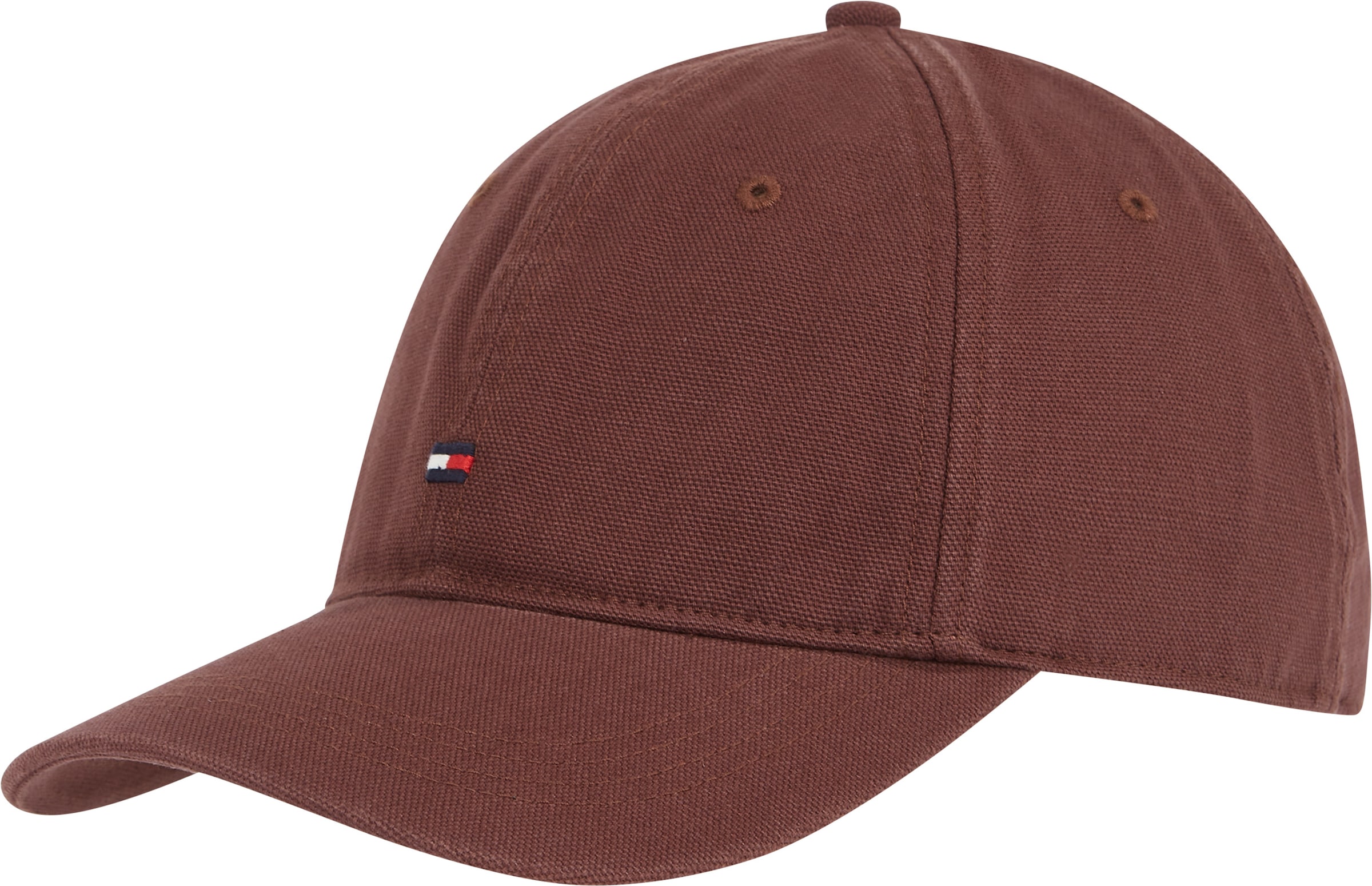 Tommy Hilfiger Baseball Cap »TH FLAG SOFT 6 PANEL CAP« Mit festem Schirm
