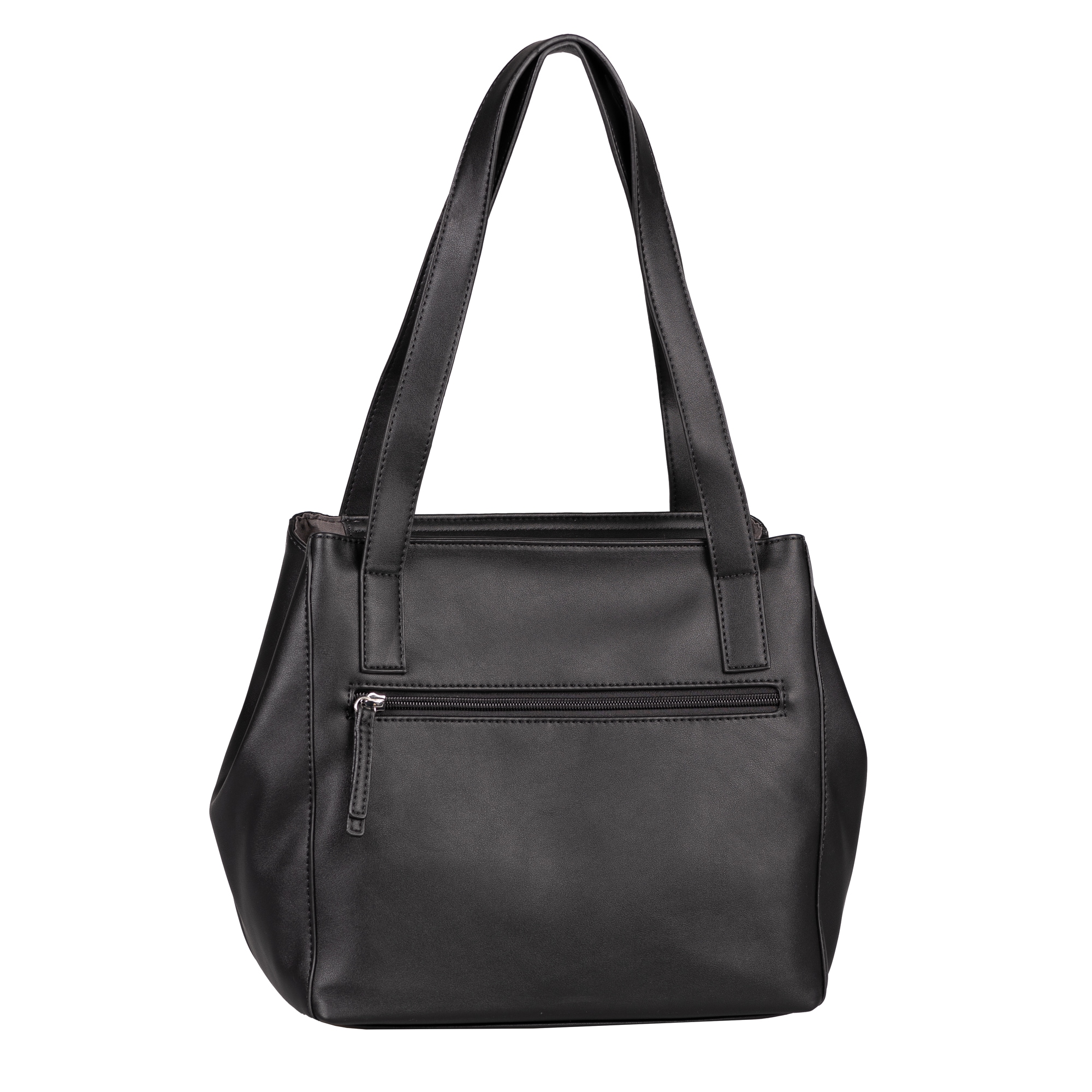 TOM TAILOR Shopper »Mirenda«, Grosser Shopper mit Allover-Logoprägung und Kantenfarbe