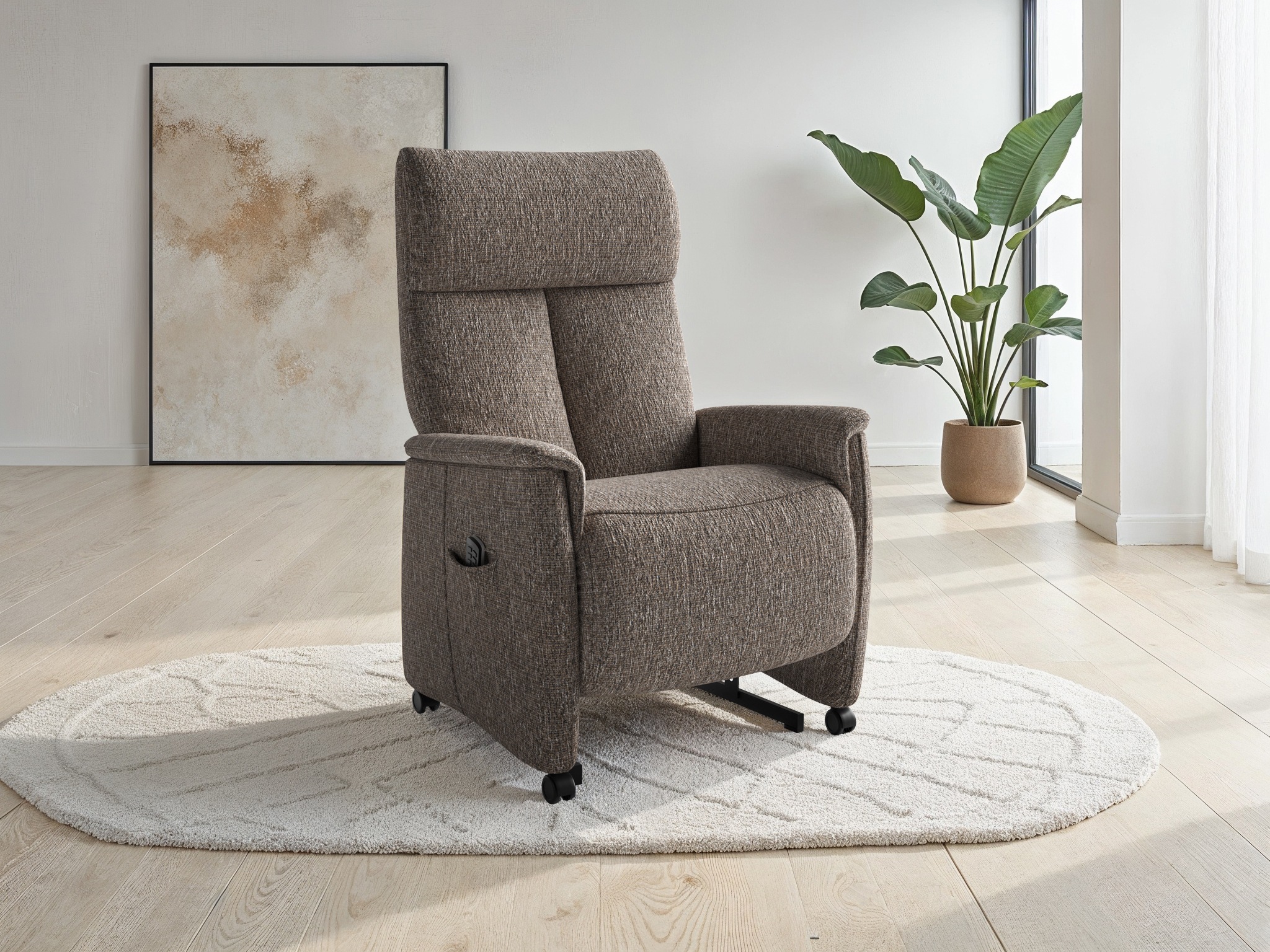 sit&more TV-Sessel "Cremona Comfort Plus" bis 200 Kg belastbar, mit Herz-Waage Funktion