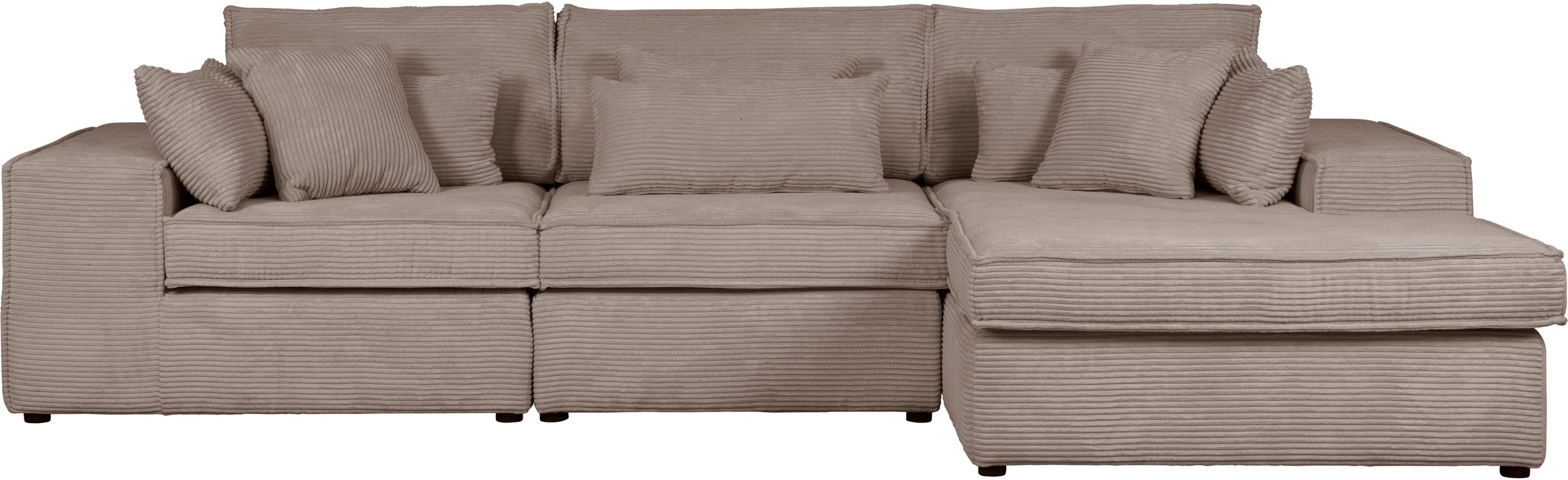 RAUM.ID Ecksofa »Florid L-Form«, 3 Teile, bestehend aus Modulen, viele Bezugsqualitäten, auch in Cord