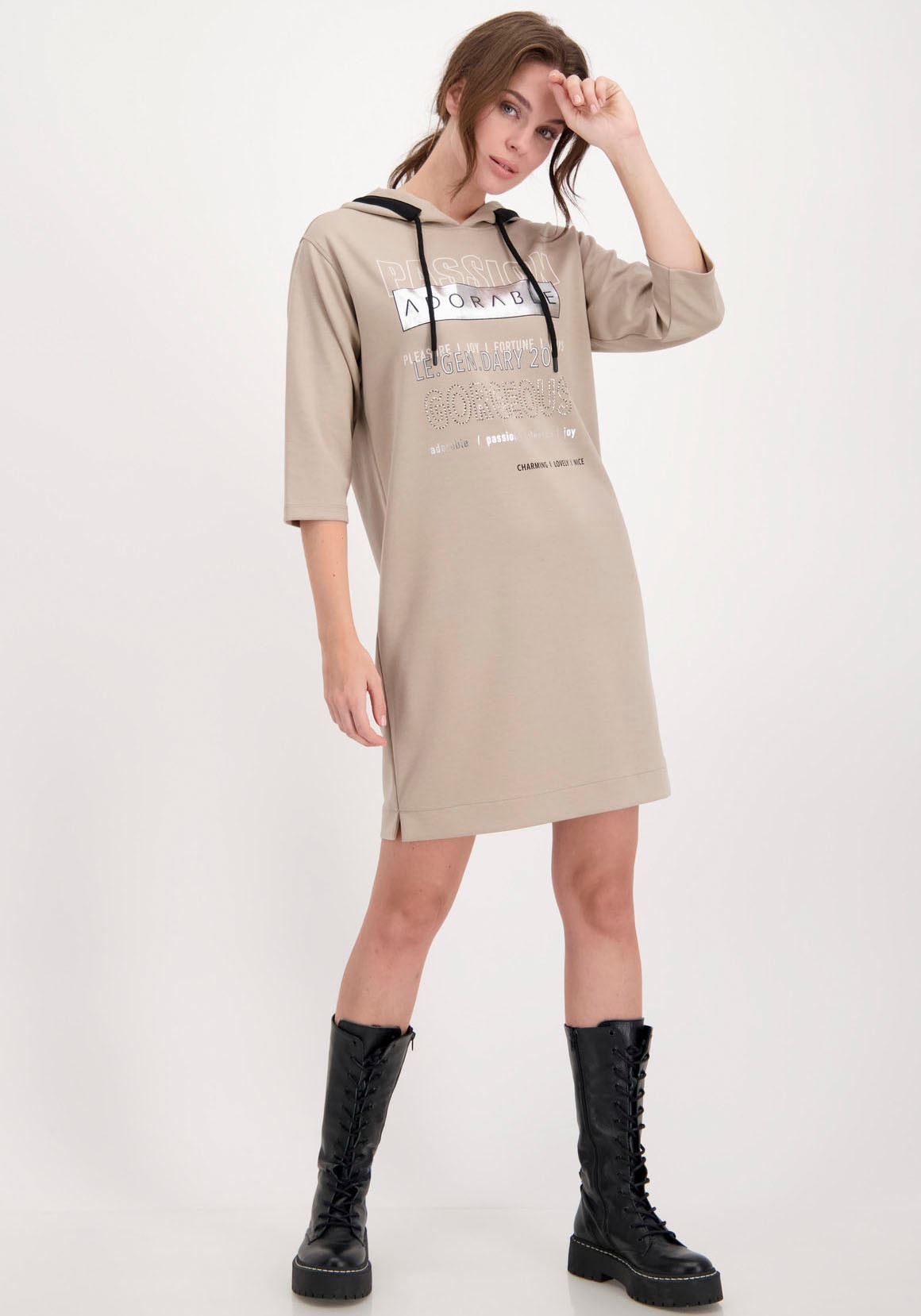 Monari Sweatkleid, mit Kapuze online bestellen | Jelmoli-Versand | Sweatkleider