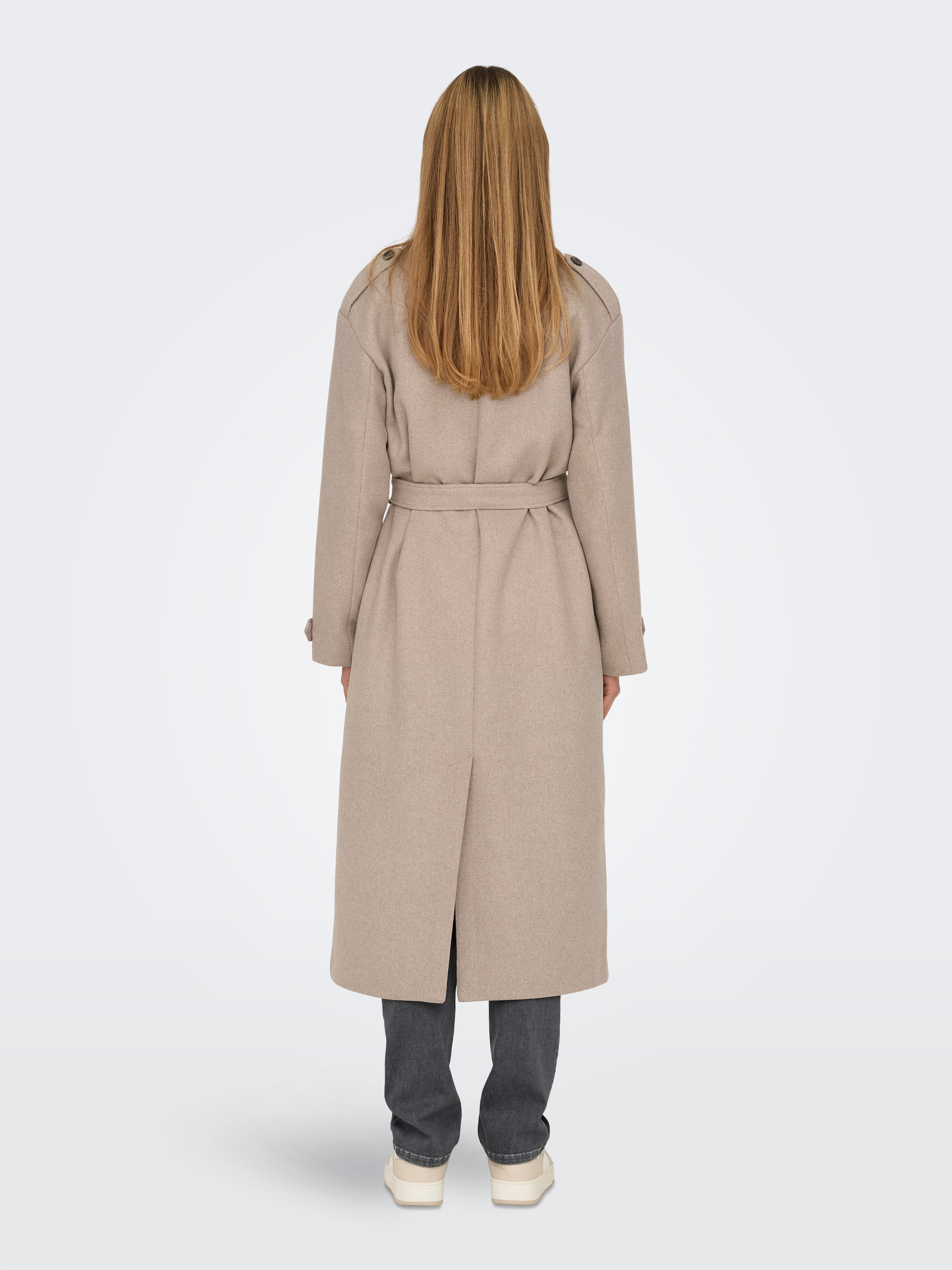 ONLY Langmantel »ONLNALINA X-LONG WOOL TRENCHCOAT OTW«, mit Wolle