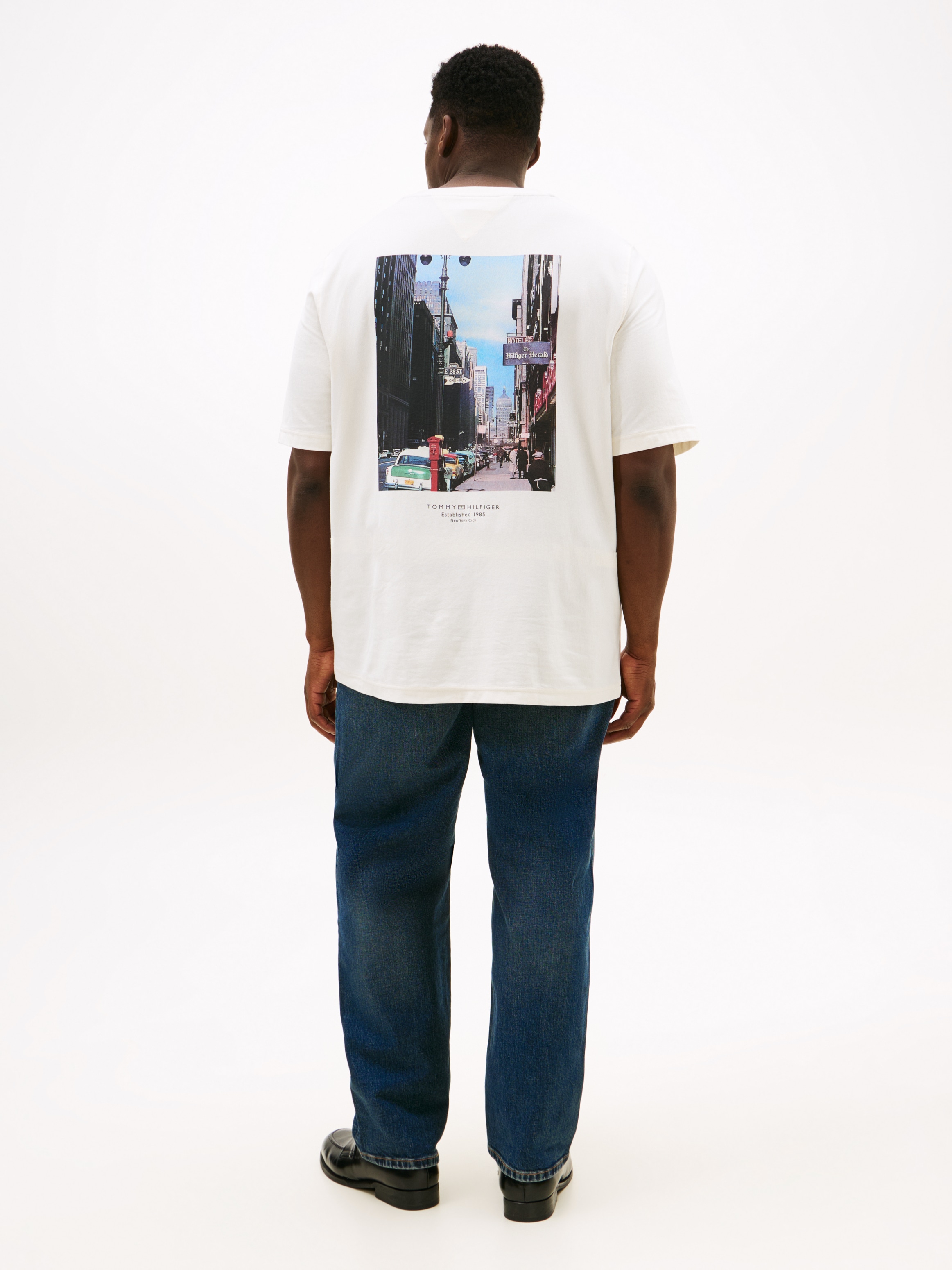 Tommy Hilfiger Big & Tall T-Shirt »BT-PHOTO PRINT GRAPHIC«, Grosse Grössen, grosser Rückenprint, Rundhals