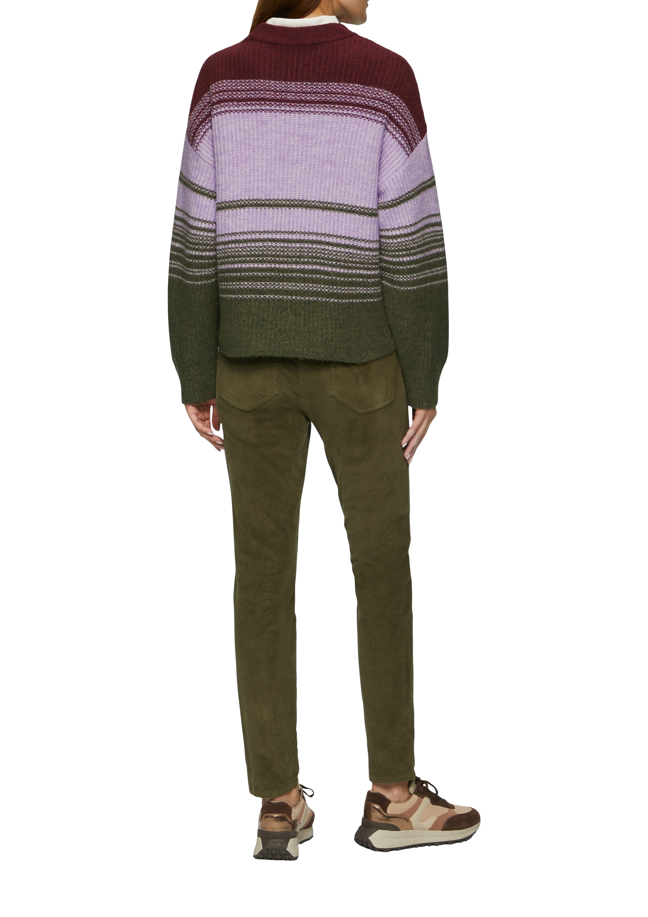 s.Oliver Strickpullover, mit Intarsien Muster