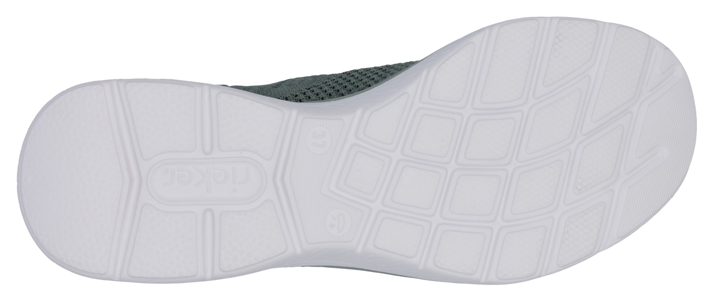 RIEKER Sport Slip-On Sneaker, Slipper, Freizeitschuh, Schlupfschuh mit Elastik-Einstieg