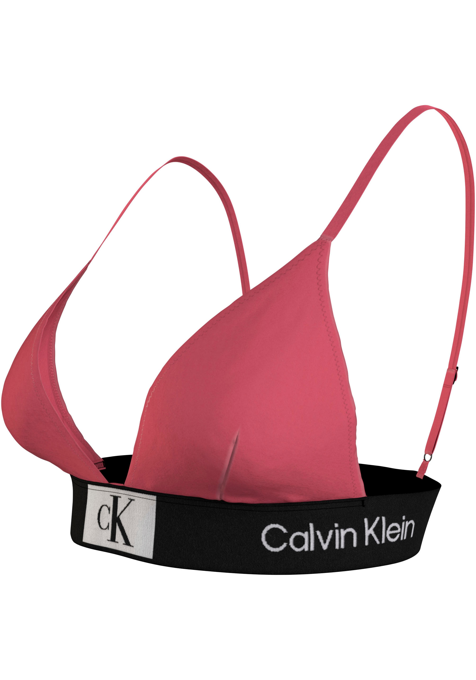 Calvin Klein Swimwear Triangel-Bikini-Top »FIXED TRIANGLE-RP«, mit Logobund