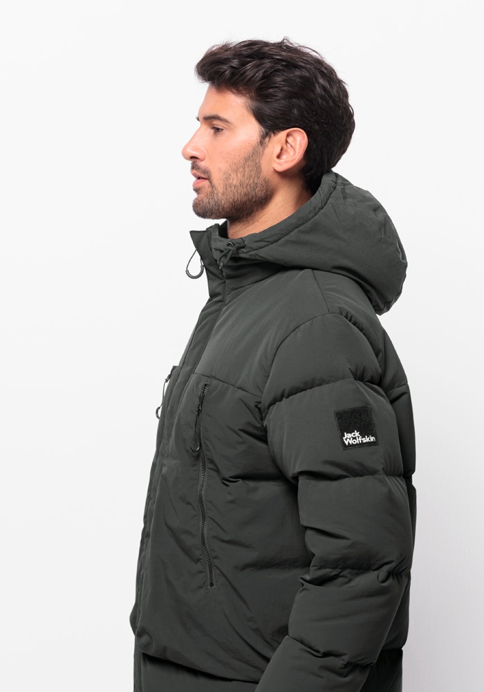 Jack Wolfskin Daunenjacke »DELLBRUECK LONG JKT«, mit Kapuze