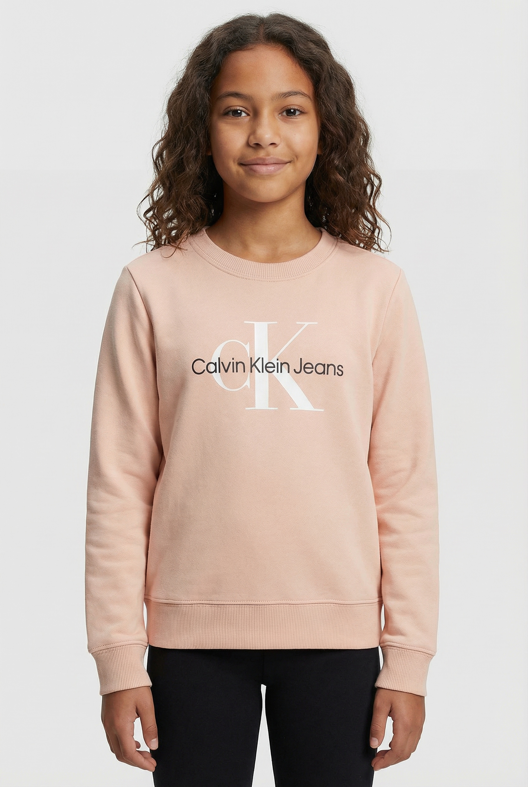 Calvin Klein Jeans Sweatshirt »CK Monogram Terry Cn«, für Kinder bis 16 Jahre und mit Logodruck