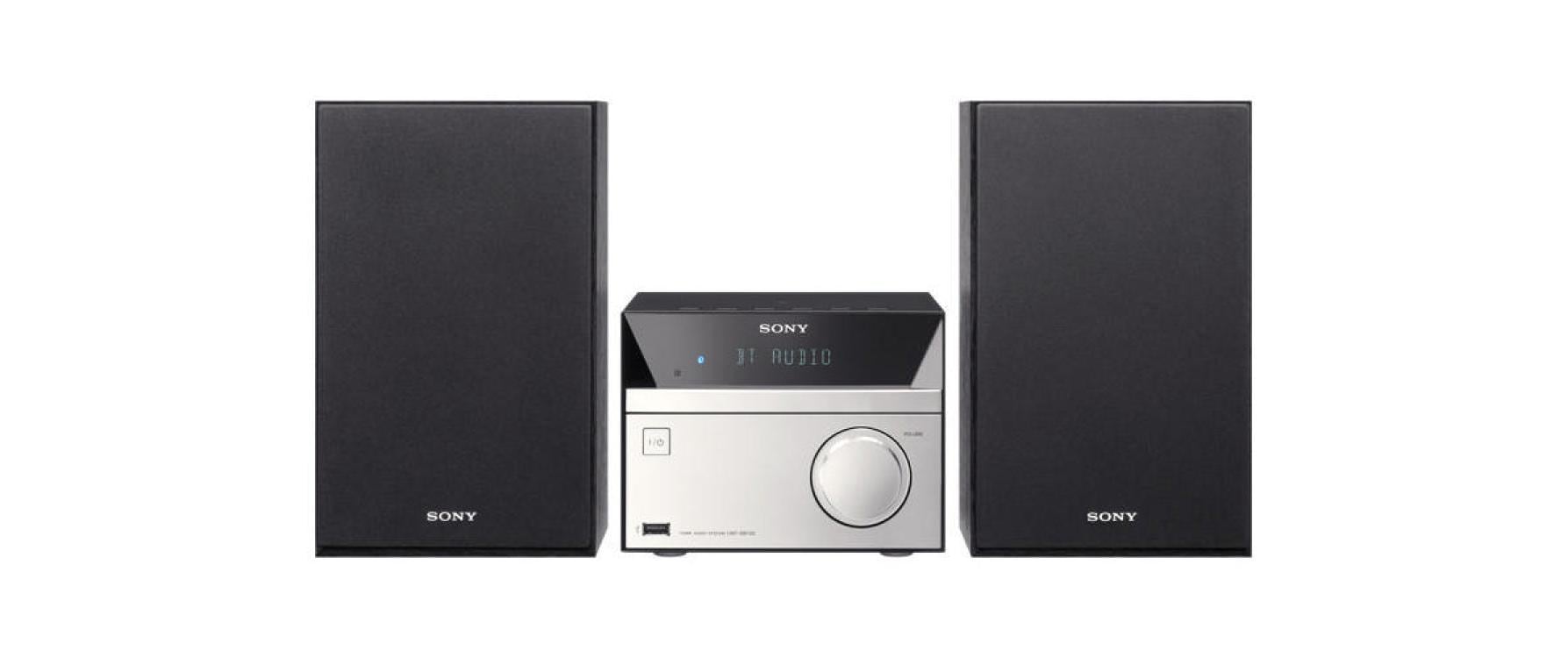 Sony Microanlage »CMT-SBT20B Silberfarben/Schwarz«