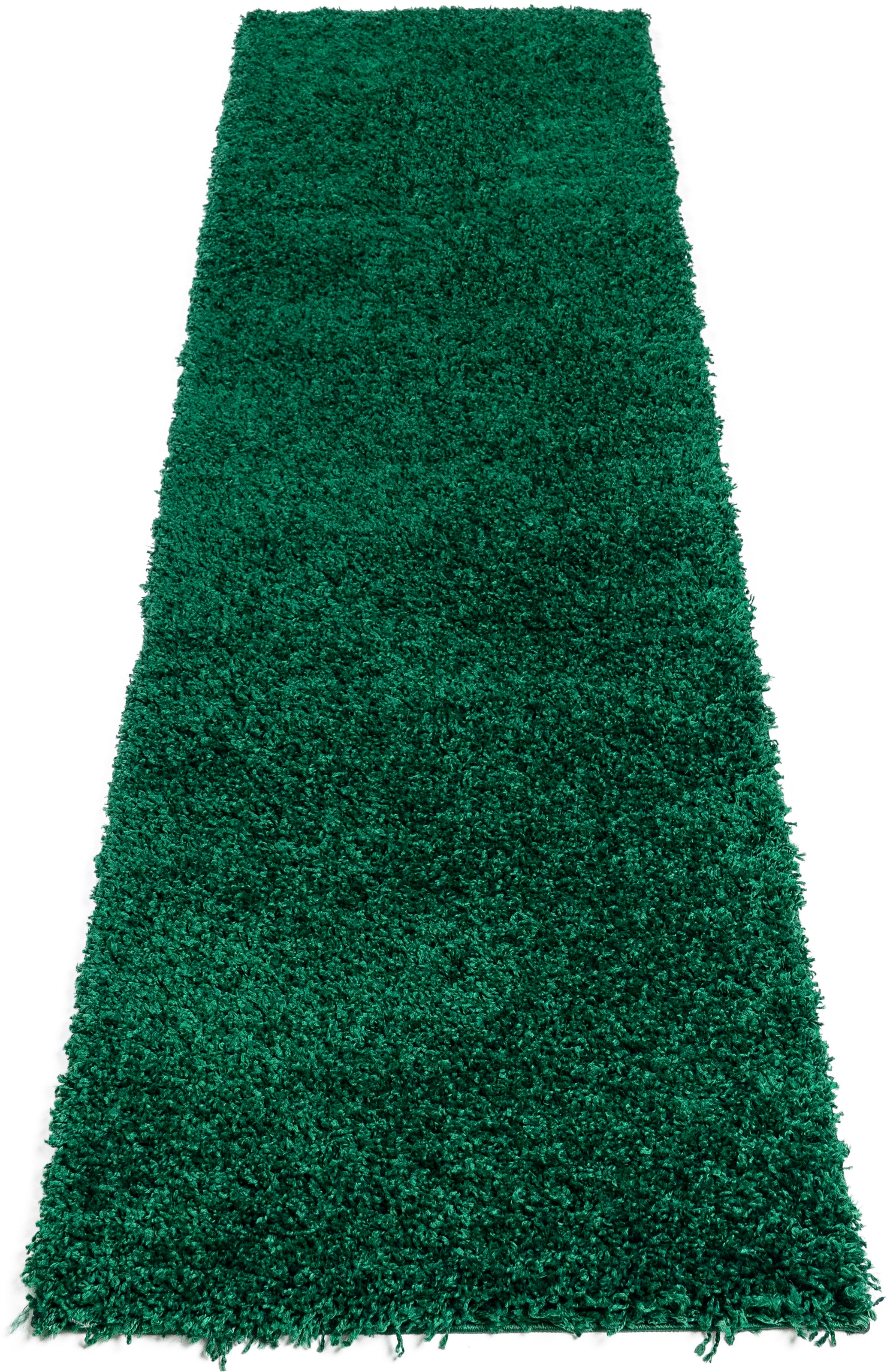 Bruno Banani Läufer »Shaggy Soft«, rechteckig, 30 mm Höhe, Läufer, Brücke, gewebt, Uni-Farben, besonders weich