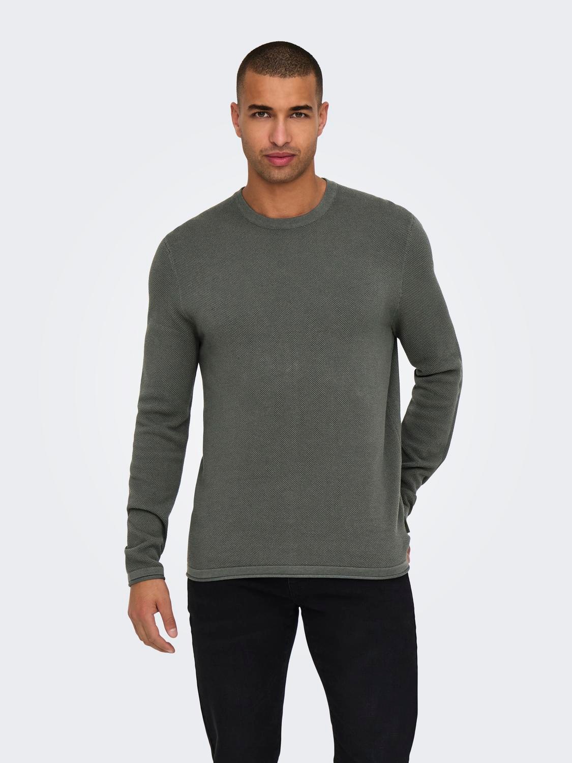 ONLY & SONS Strickpullover »ONSFELIX REG 12 CREW KNIT NOOS«