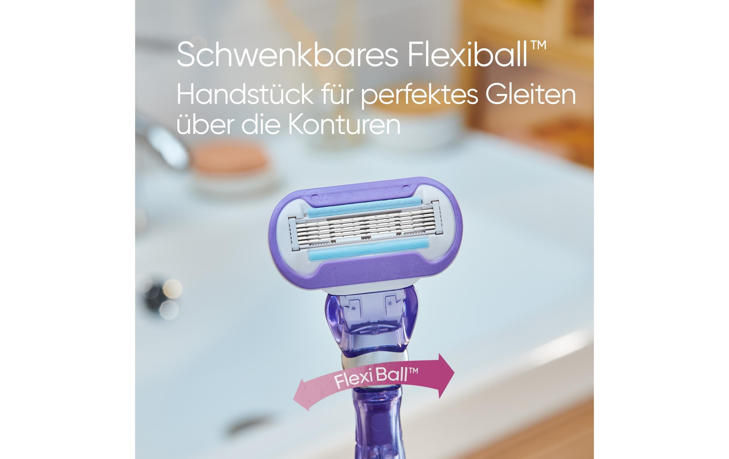 Gillette Venus Körperrasierer »Rasierer Deluxe Smooth Swirl 3 Stück«