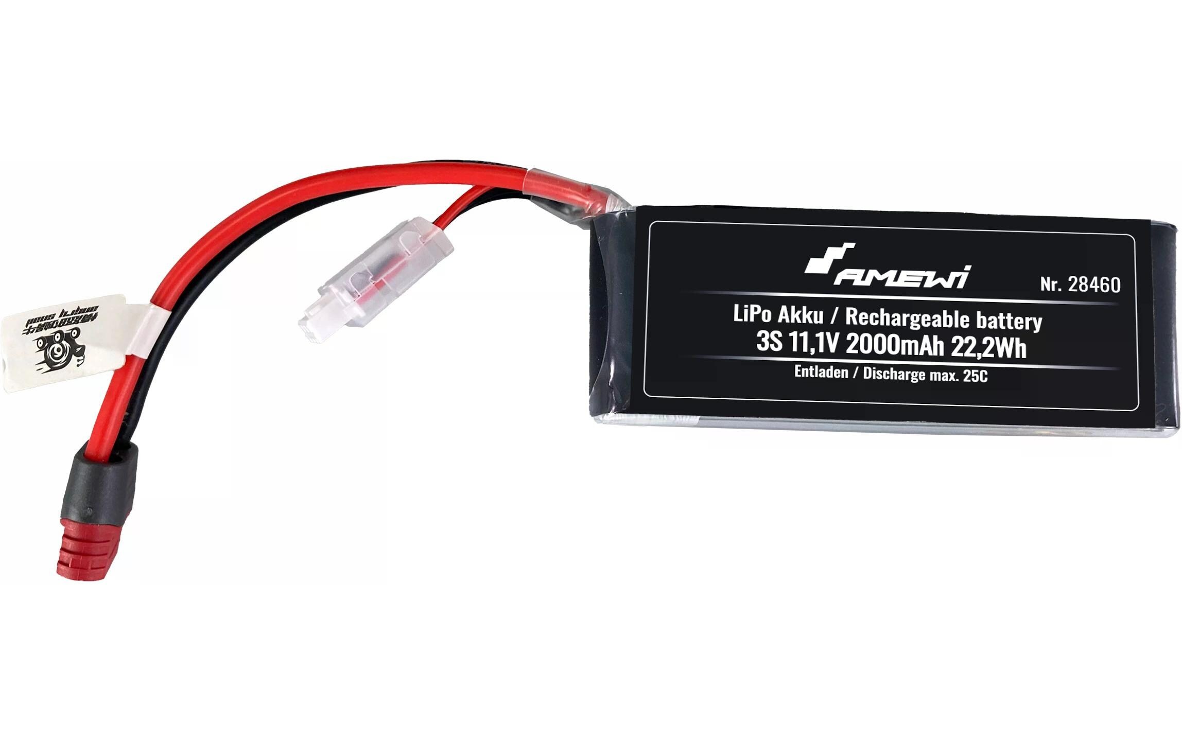 Amewi Akku »LiPo 25C Deans«, 2000 mAh