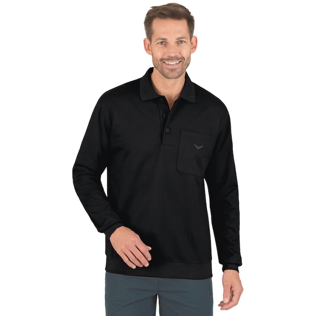 Trigema Sweatshirt »TRIGEMA Langarm Polo aus Sweat-Qualität« online  bestellen | Jelmoli-Versand