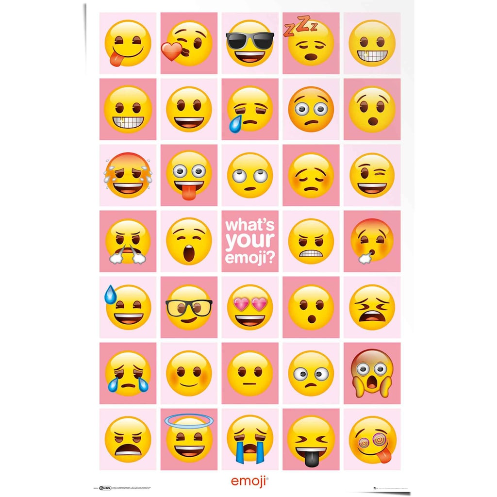Reinders! Poster »Emoji What´s your Emoji?«, (1 St.)