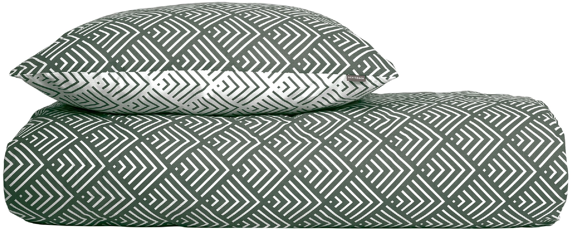 Schiesser Bettwäsche "Mabel aus weicher Baumwolle mit abstraktem Muster" 2 Stk. MADE IN GREEN by OEKO-TEX