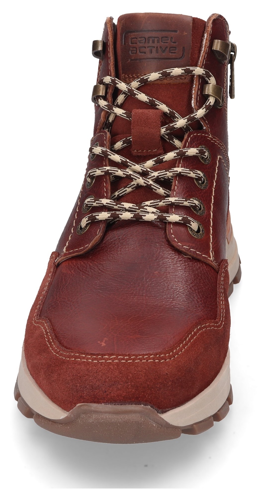 camel active Schnürboots, Schnürboos, High Top Sneaker, Winterboots mit Wechselfussbett