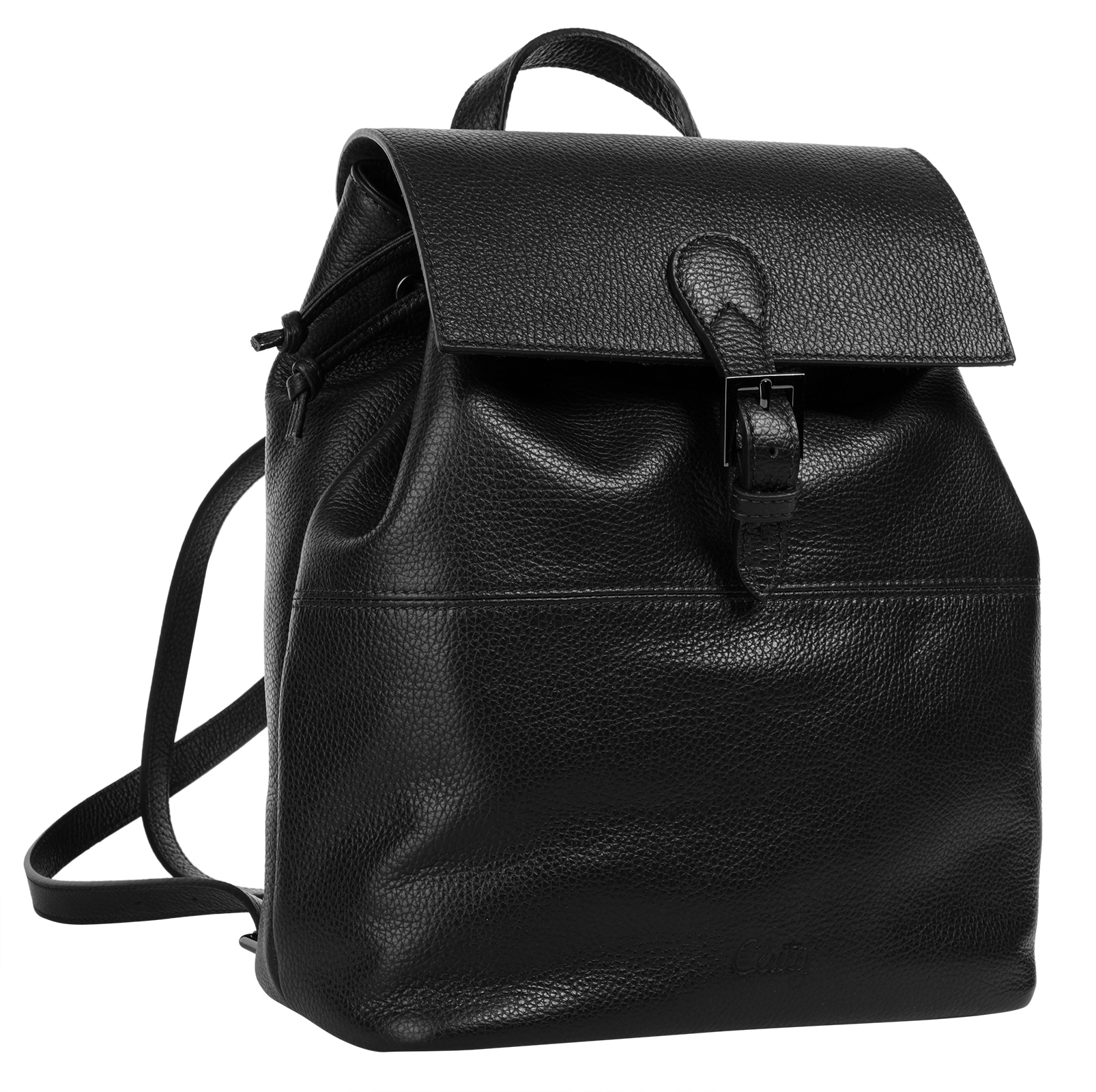 Cluty Cityrucksack, echt Leder, Made in Italy