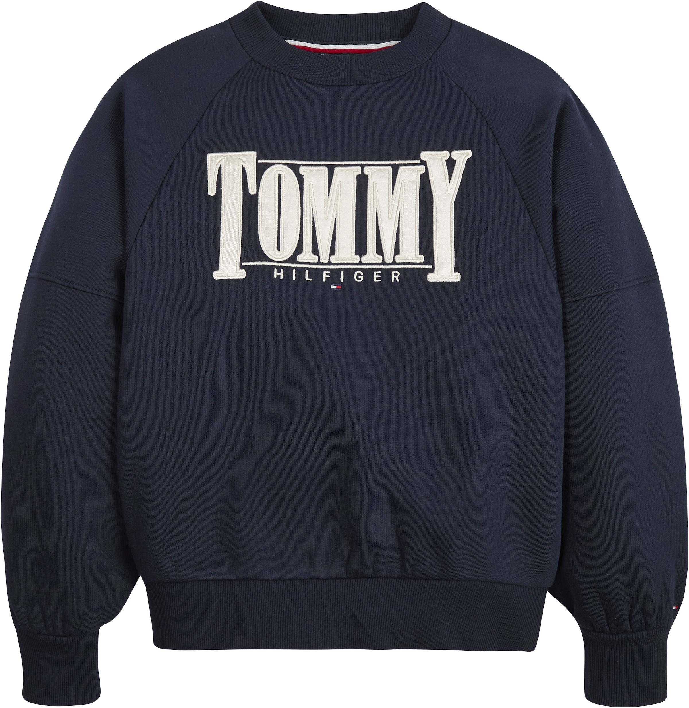 ✵ Tommy Hilfiger Sweatshirt »146 TOMMY SATEEN LOGO« online kaufen |  Jelmoli-Versand