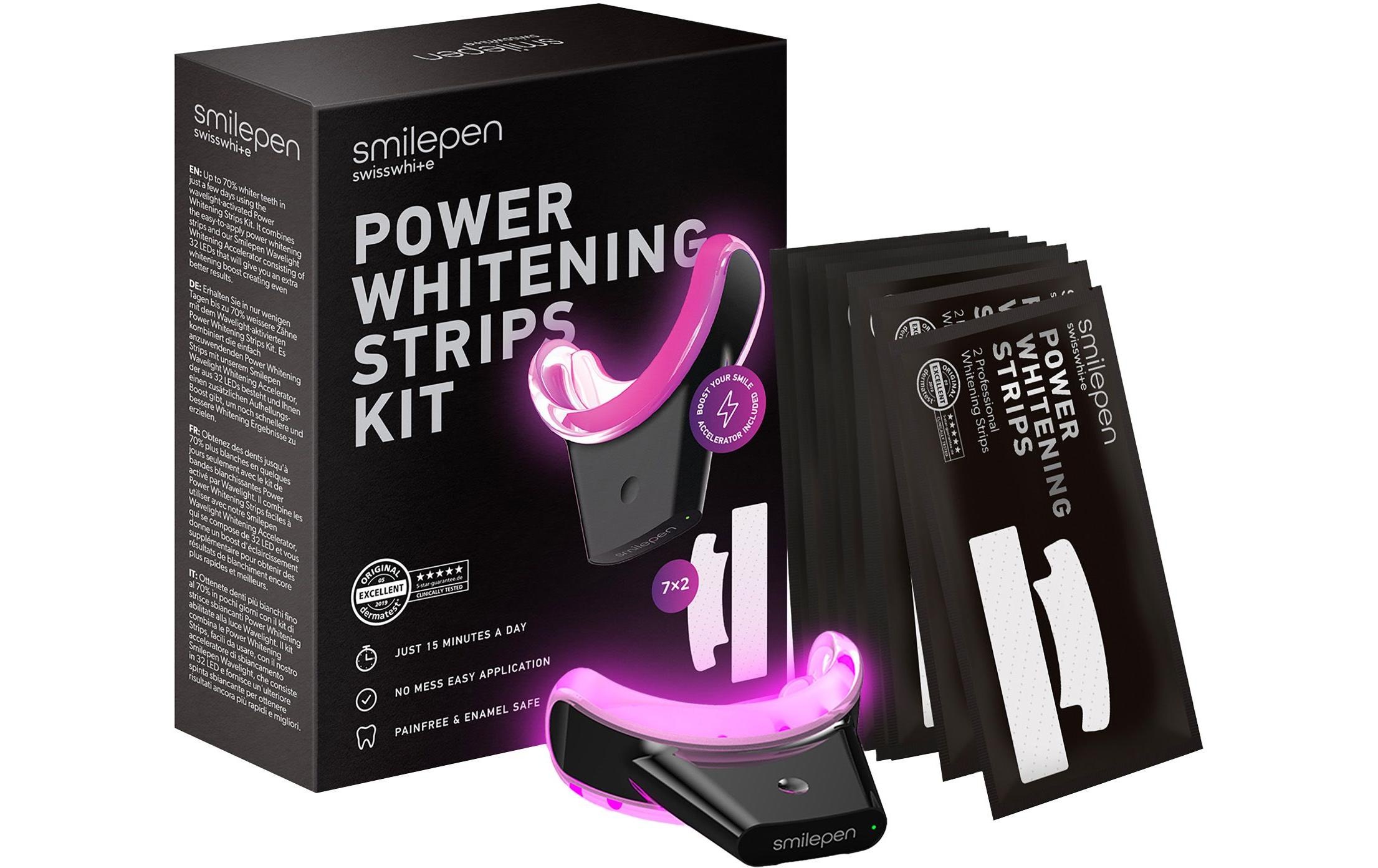 Smilepen Zahnbleaching-Gel »Whitening Strips Kit«