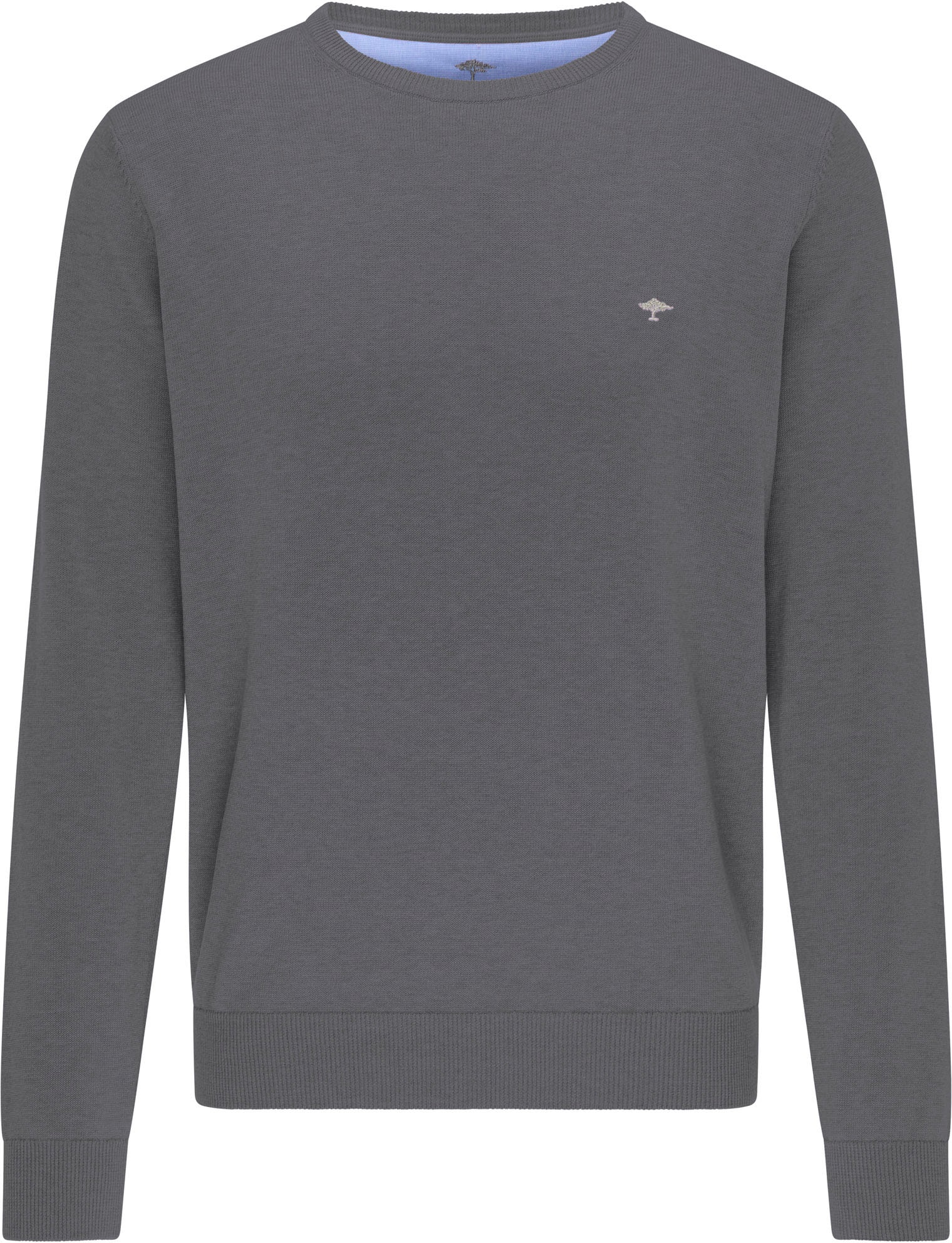 FYNCH-HATTON Strickpullover »FYNCH-HATTON Langarmpullover« mit Logostickerei