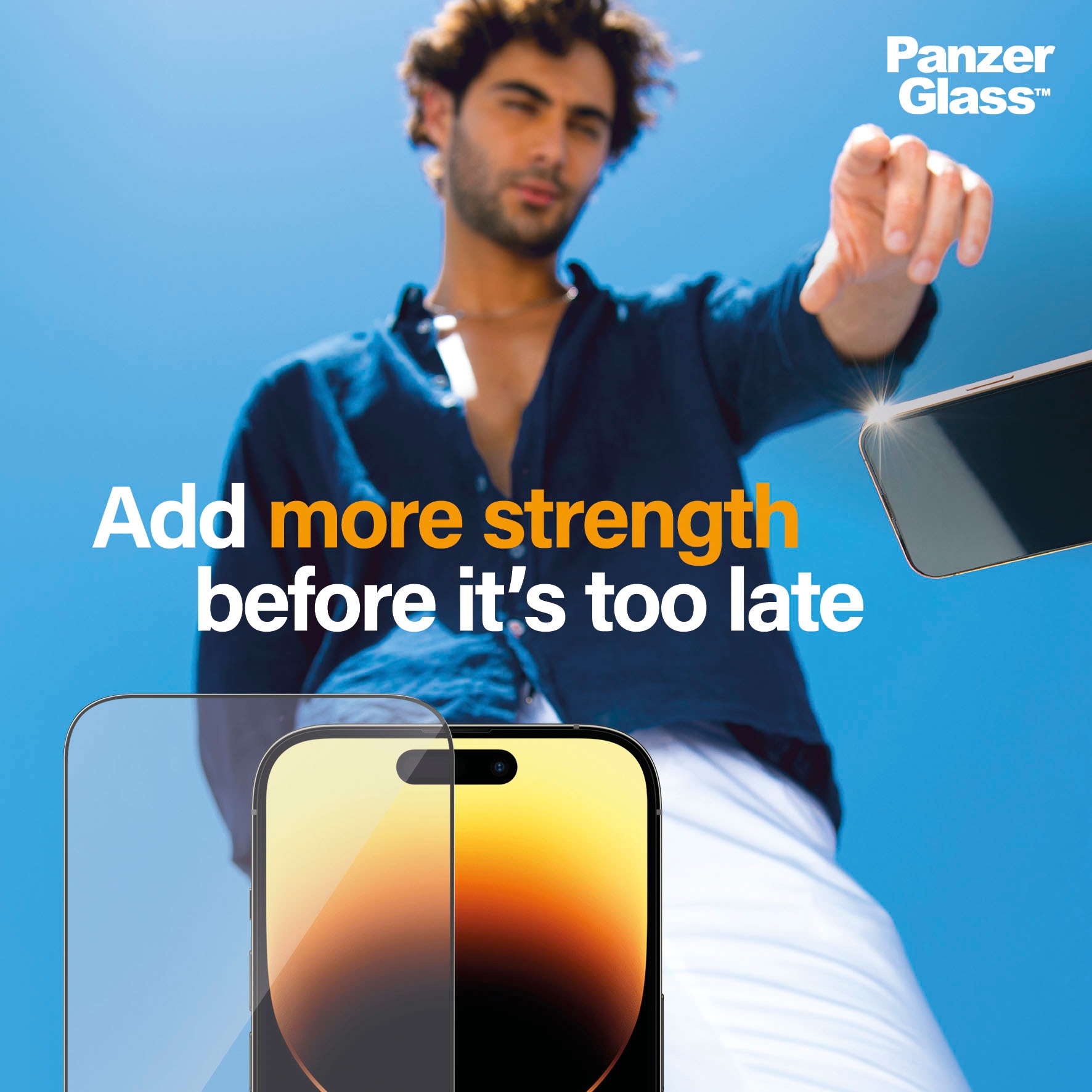 PanzerGlass Displayschutzglas »iPhone 14 Pro Max Privacy AB«