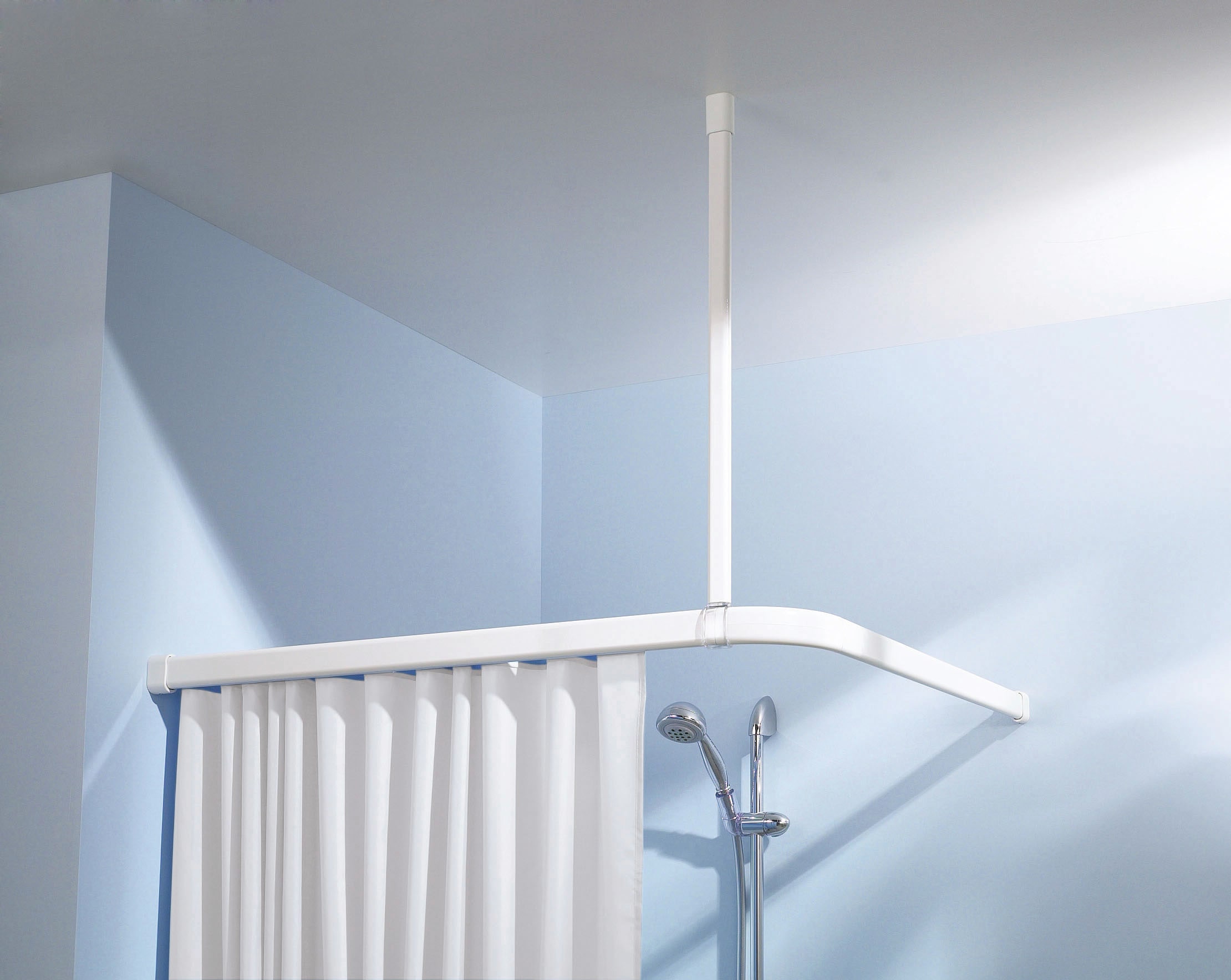 Vorhangschiene »Deckenhalterung«, kürzbar, für Duschvorhänge