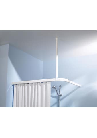 Vorhangschiene »Deckenhalterung«, kürzbar, für Duschvorhänge